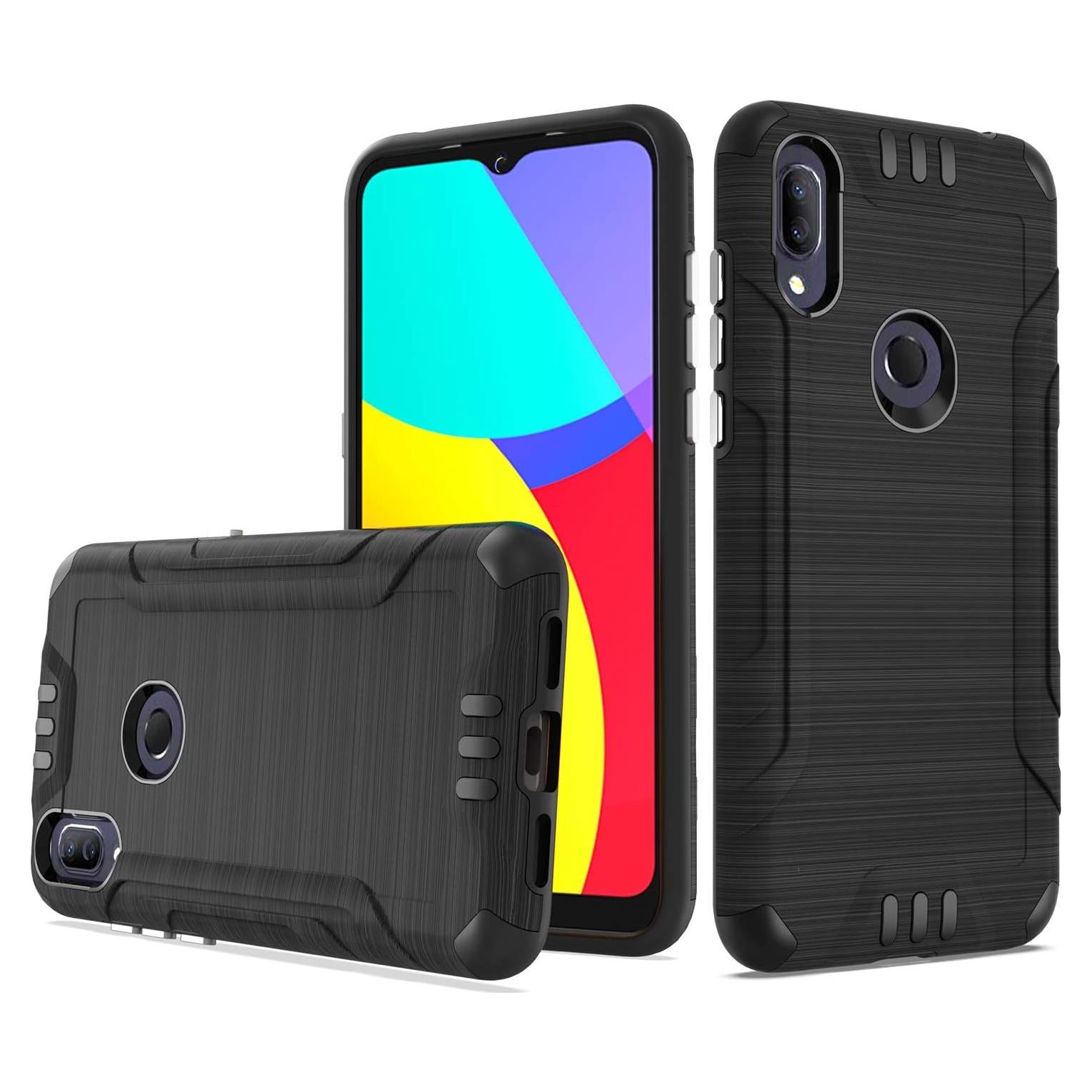 Funda híbrida a prueba de golpes PT para Alcatel Lumos 5023