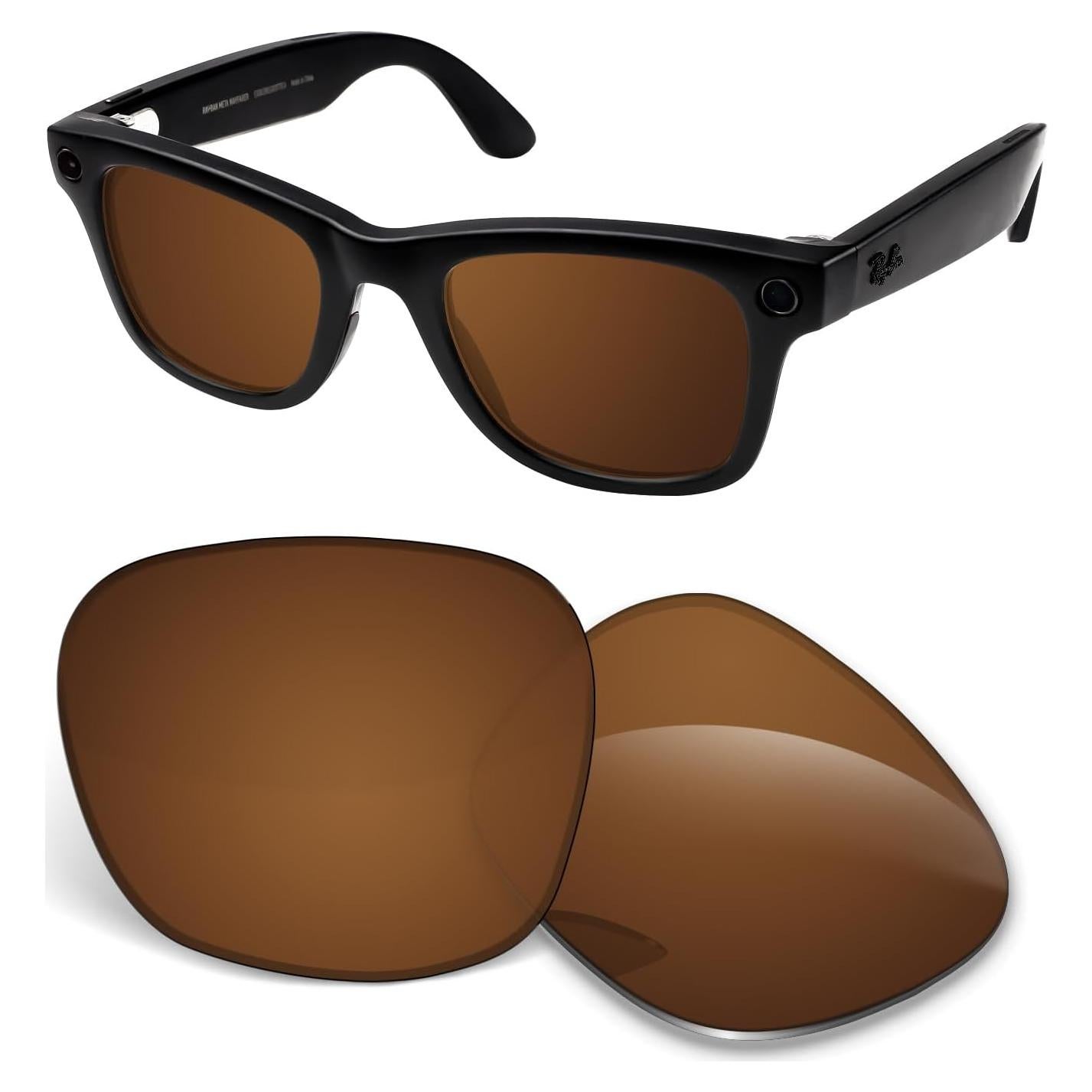 Lentes de Reemplazo Polarizados Biyxpiv para Ray-Ban RW4006 50mm