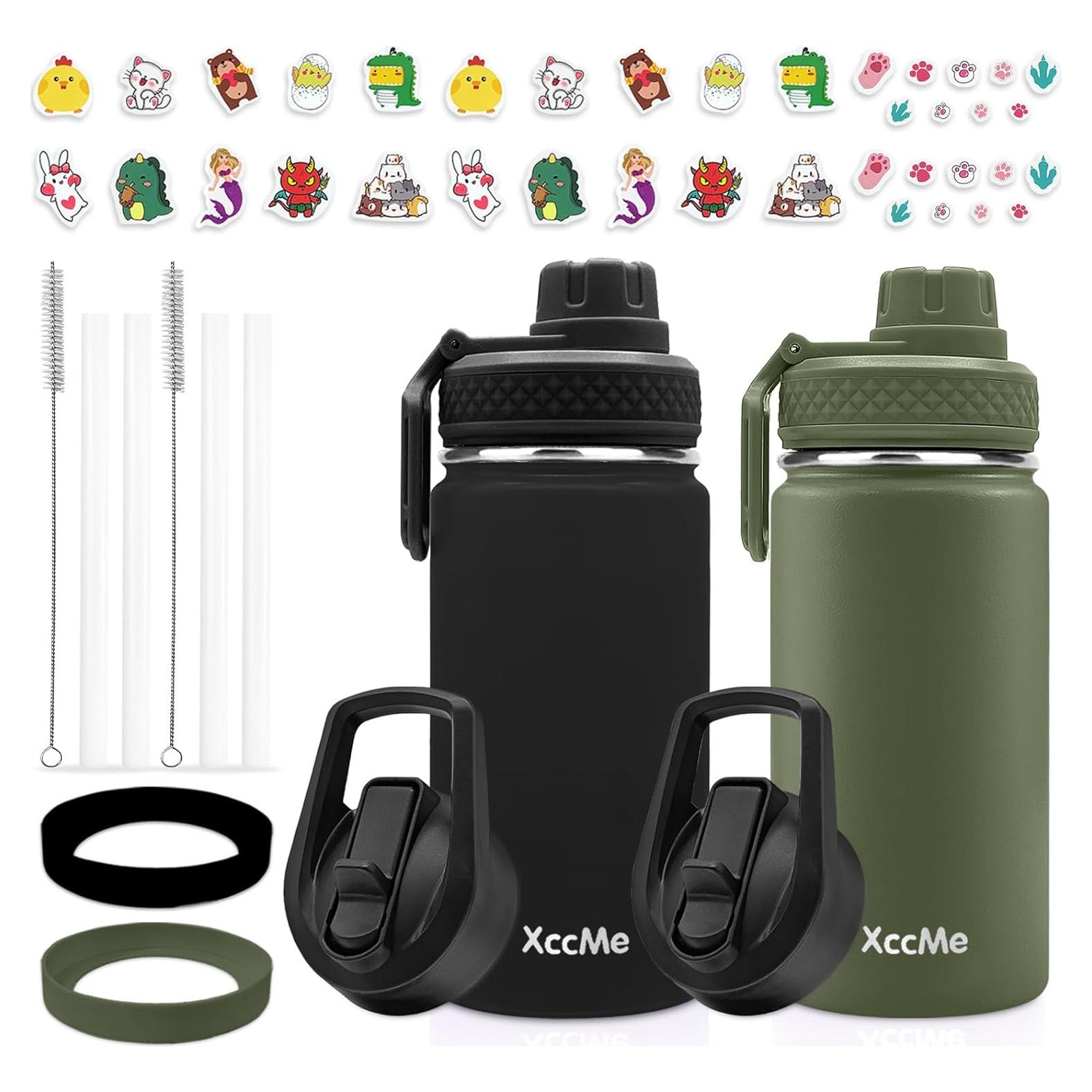 Botella de Agua para Niños XccMe 16 oz Acero Inoxidable