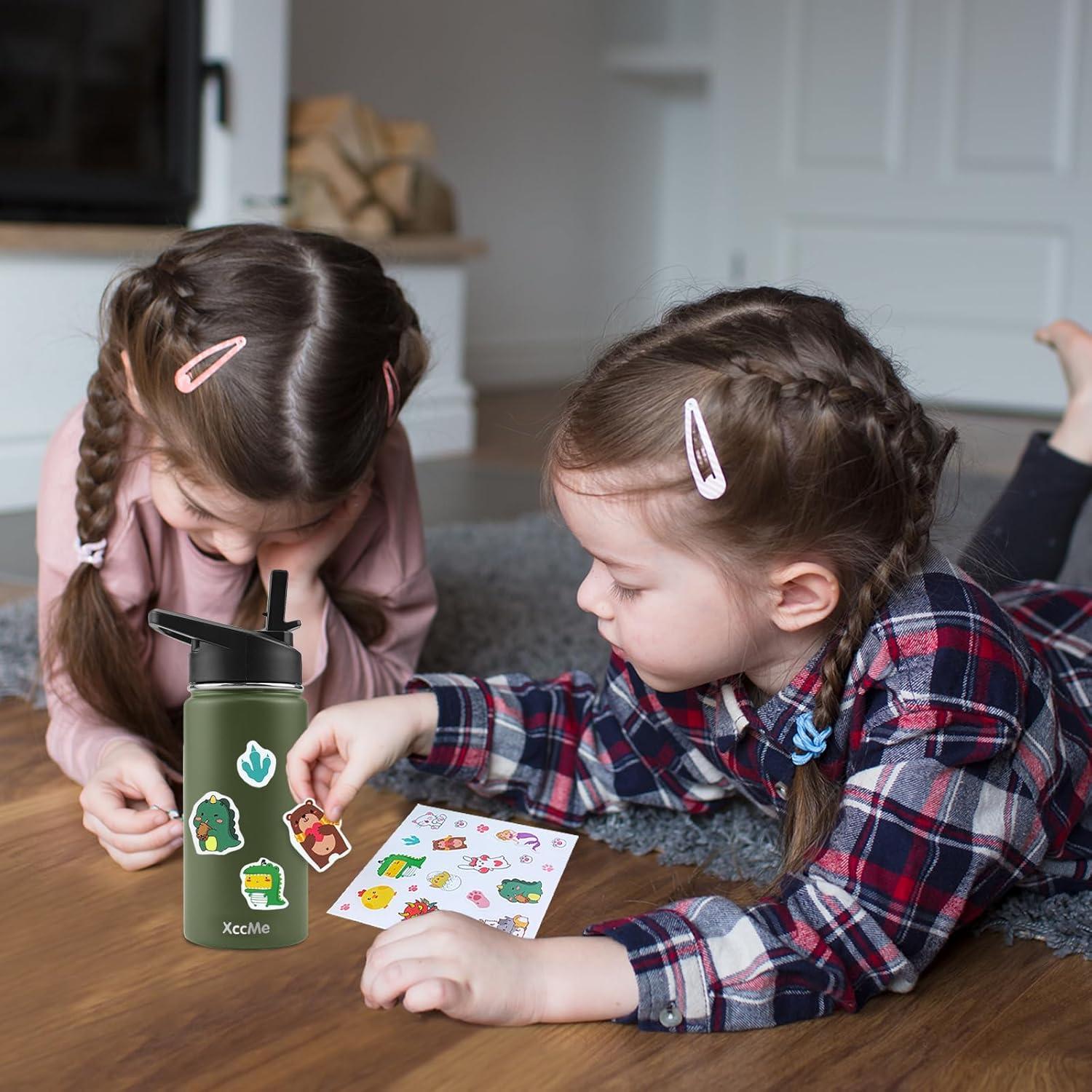 Botella de Agua para Niños XccMe 16 oz Acero Inoxidable