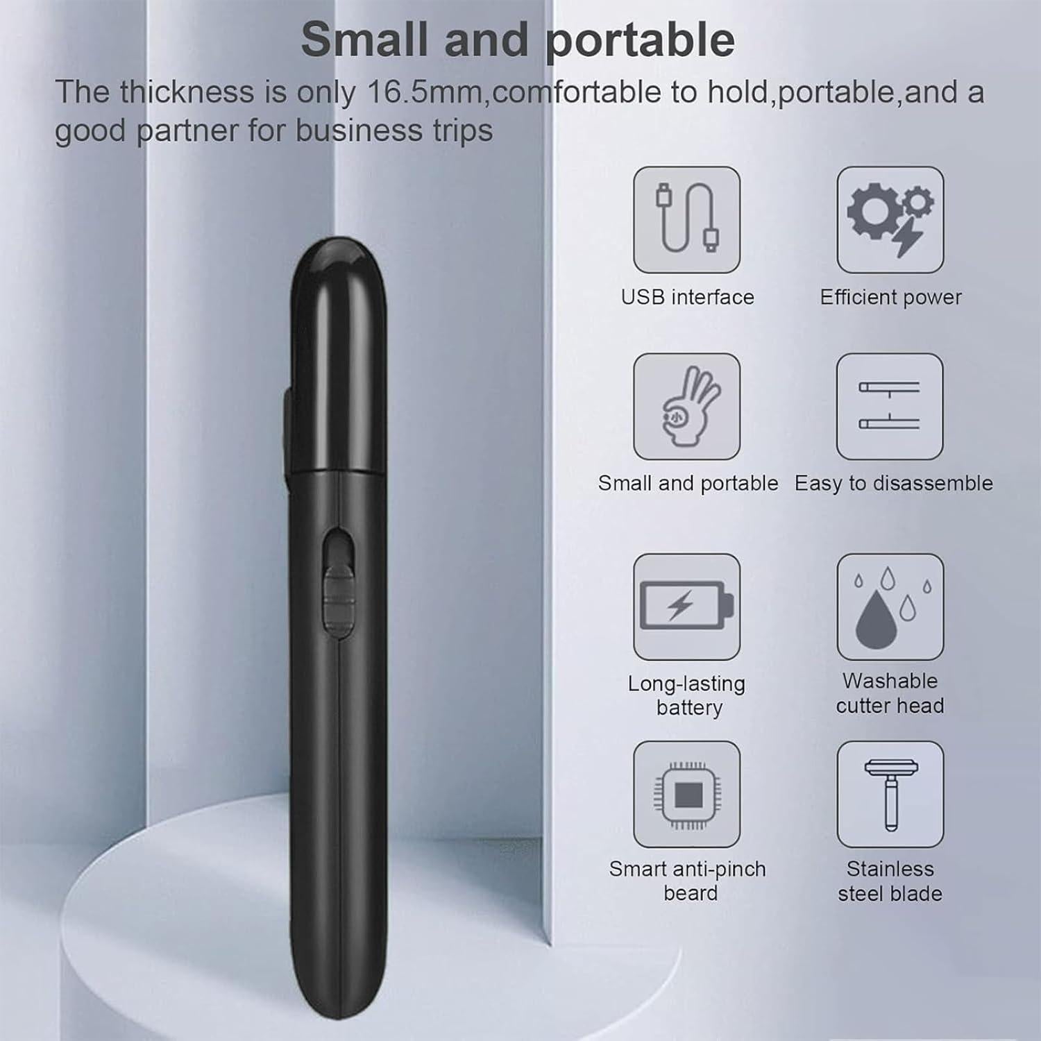 Afeitadora Eléctrica de Lámina LinMei para Hombres Inalámbrica