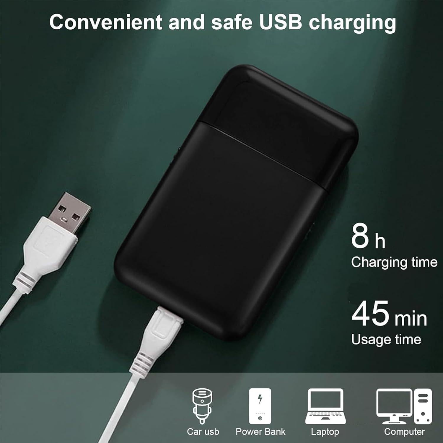 Afeitadora Eléctrica de Lámina LinMei para Hombres Inalámbrica