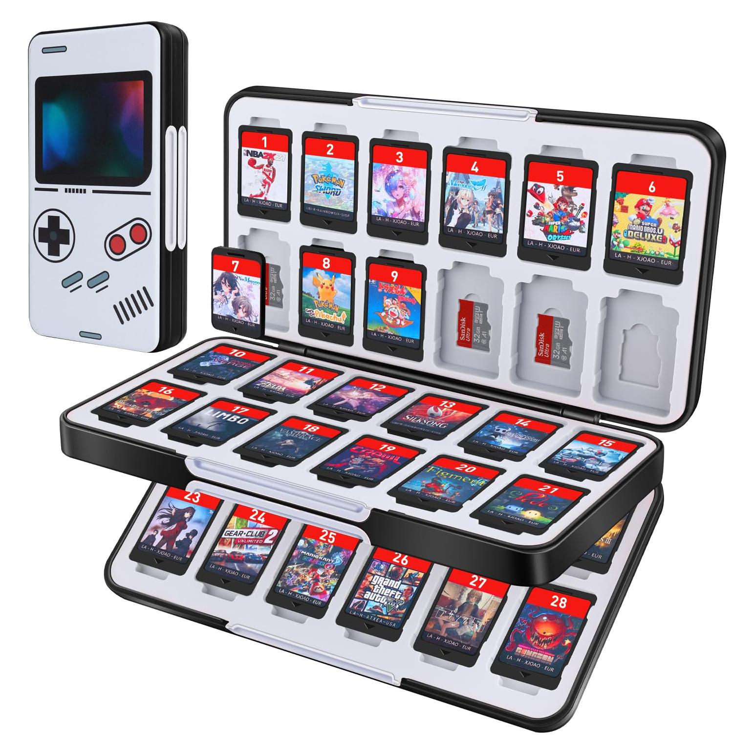 Estuche Organizador para Juegos Switch MOSAHOLL - 48 Cartuchos