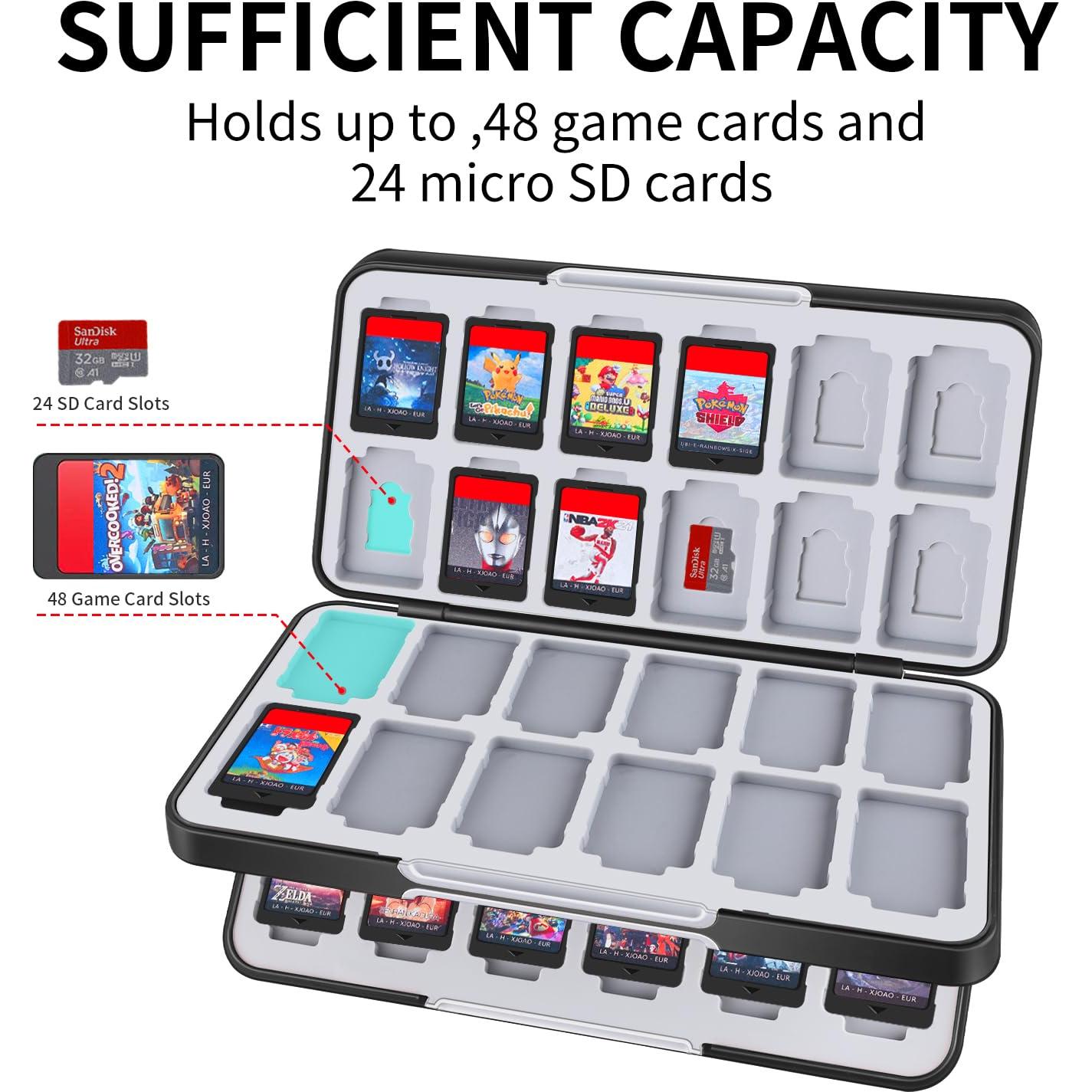 Estuche Organizador para Juegos Switch MOSAHOLL - 48 Cartuchos