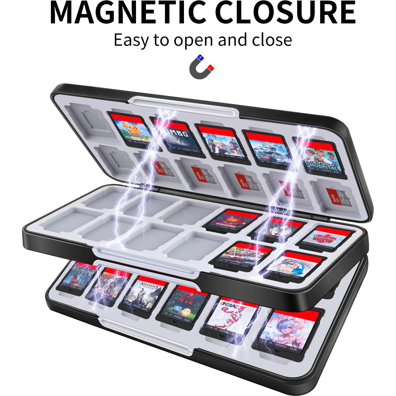 Estuche Organizador para Juegos Switch MOSAHOLL - 48 Cartuchos