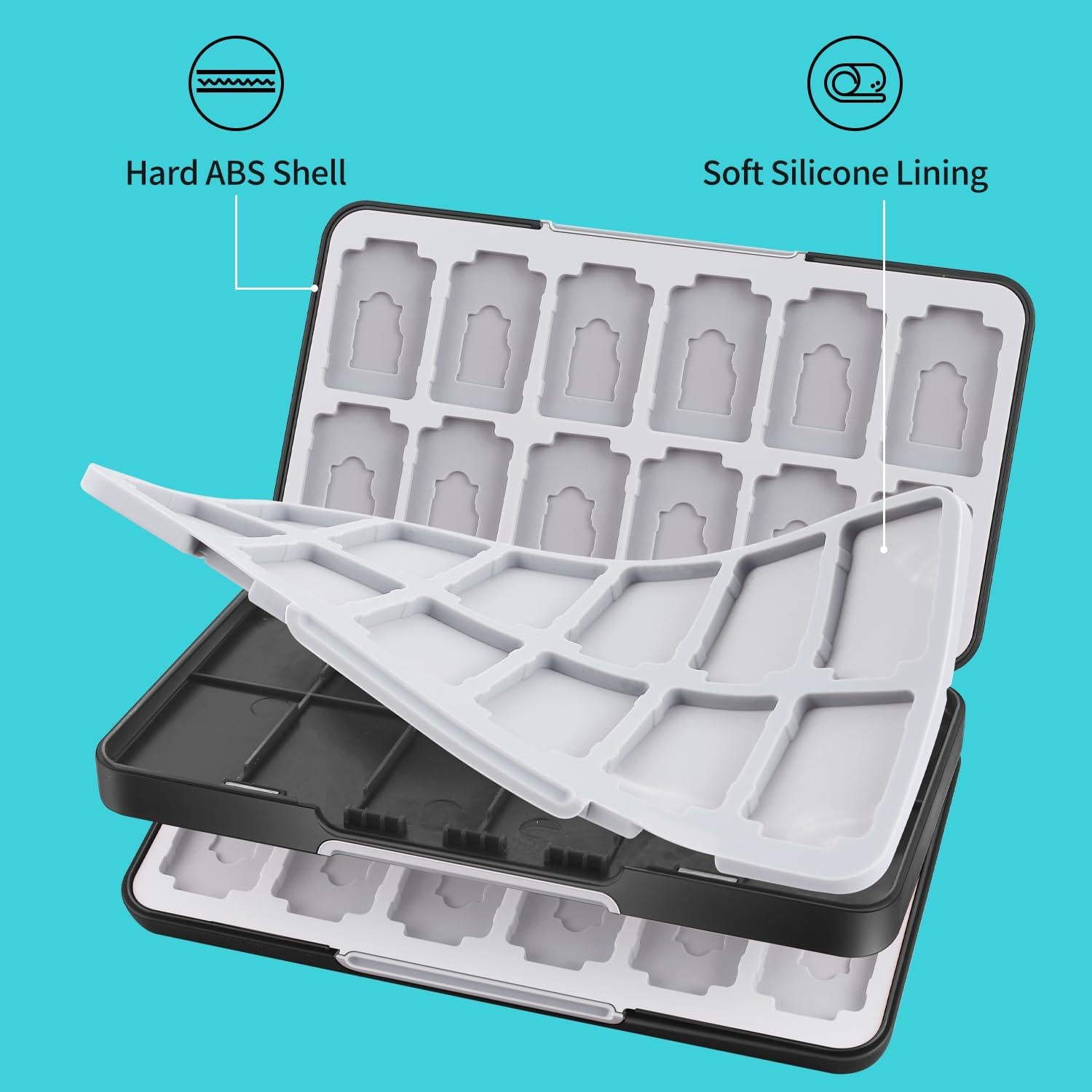 Estuche Organizador para Juegos Switch MOSAHOLL - 48 Cartuchos