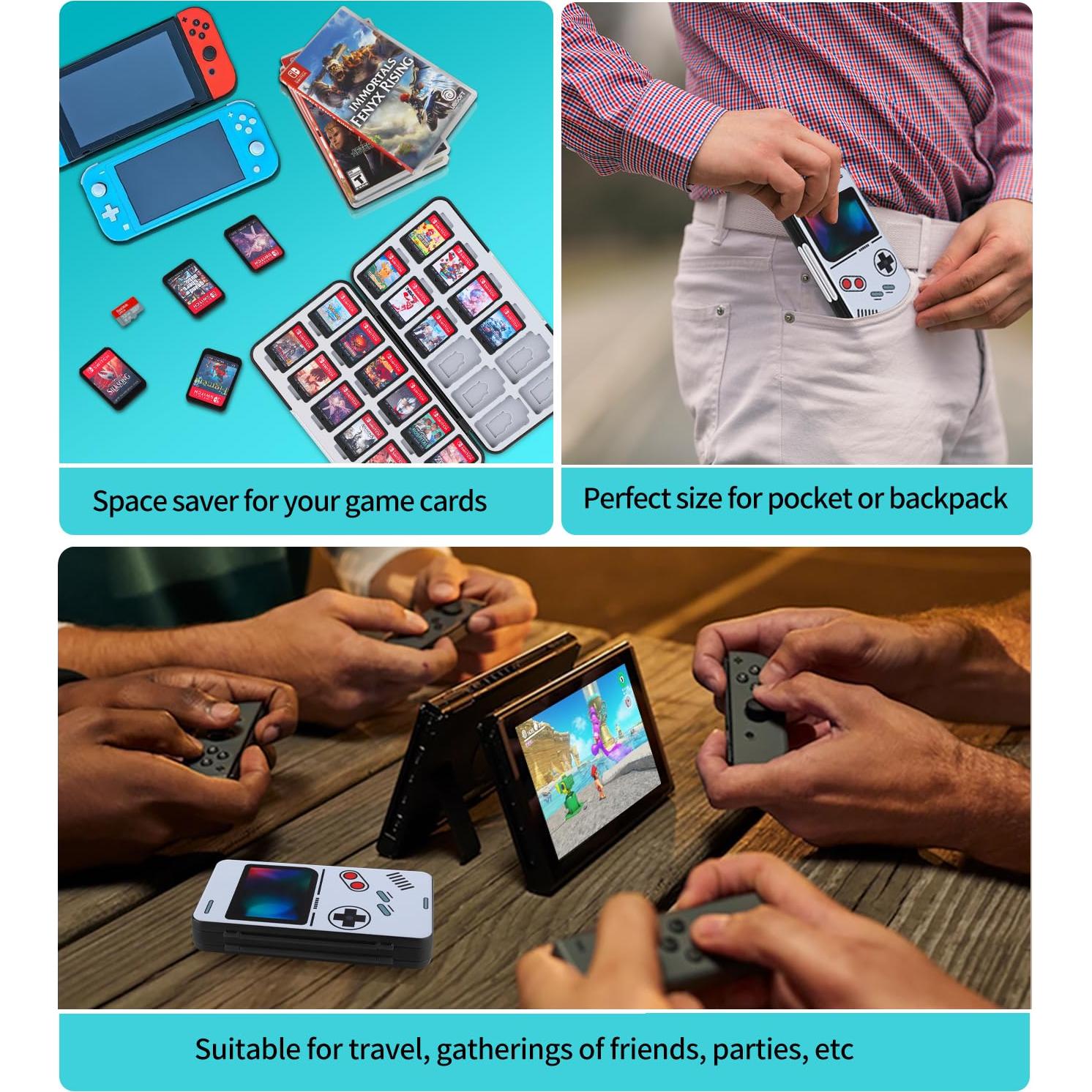 Estuche Organizador para Juegos Switch MOSAHOLL - 48 Cartuchos