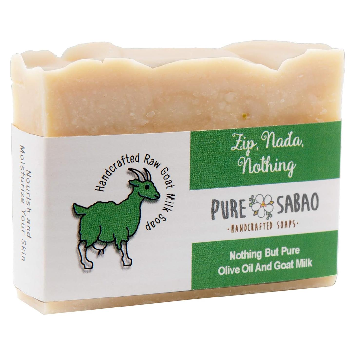 Jabón Natural de Leche de Cabra Pure Sabao 127g Hidratante