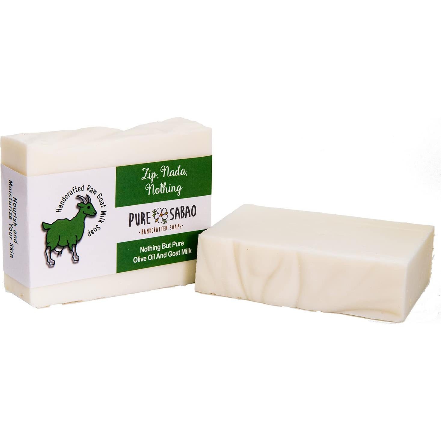 Jabón Natural de Leche de Cabra Pure Sabao 127g Hidratante