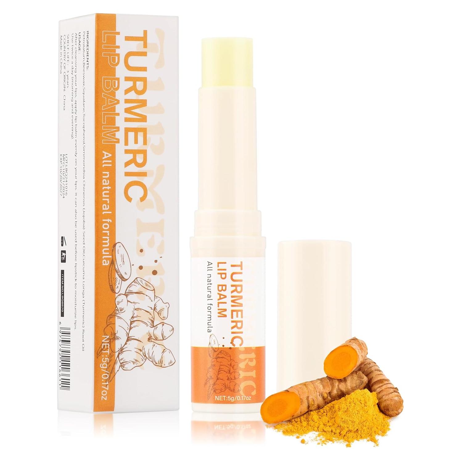 Bálsamo Labial Natural Jutqut con Cúrcuma 5g - Hidratación y Aclarado