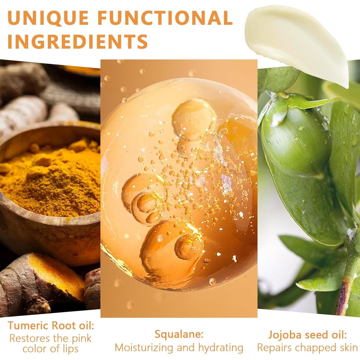 Bálsamo Labial Natural Jutqut con Cúrcuma 5g - Hidratación y Aclarado