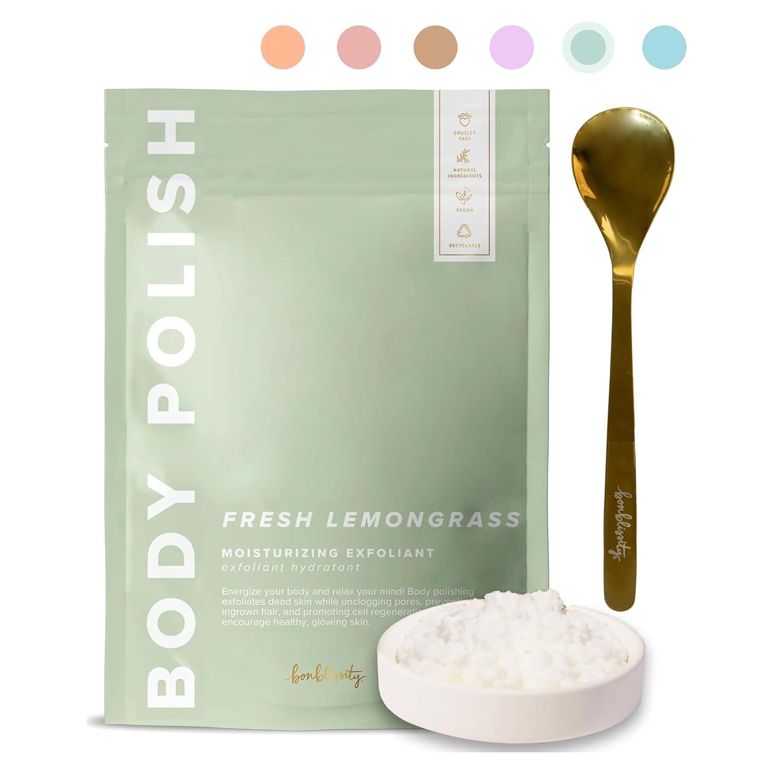 Exfoliante Corporal Hidratante Bonblissity 226g - Hierba de Limón