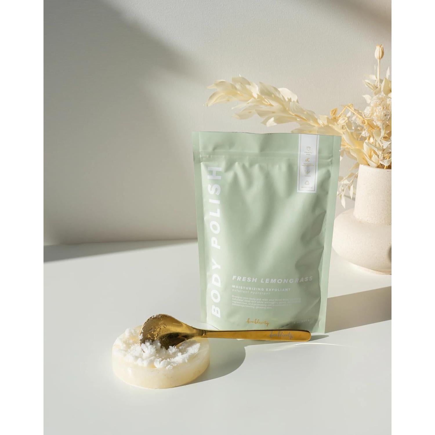 Exfoliante Corporal Hidratante Bonblissity 226g - Hierba de Limón