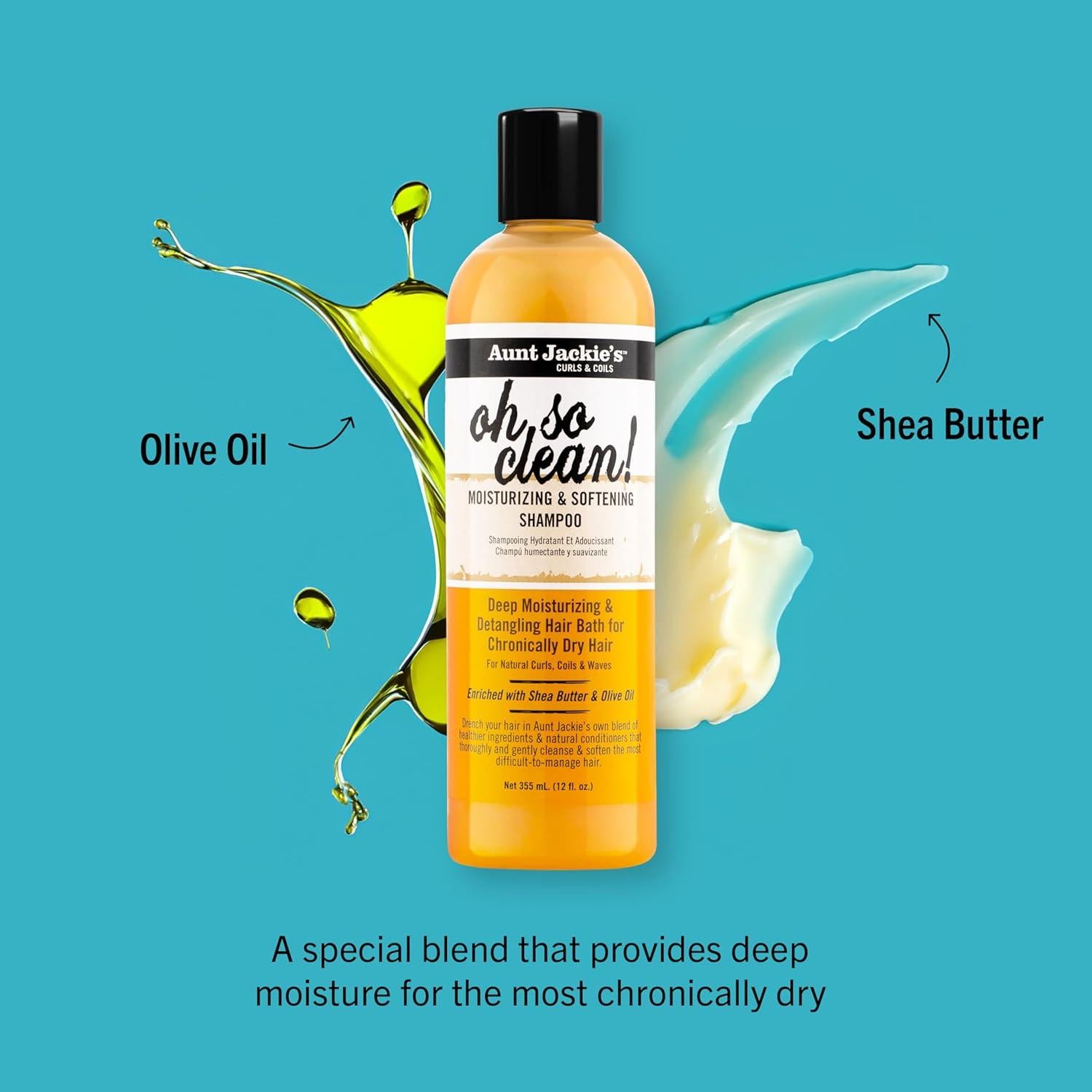 Champú Hidratante y Suavizante Aunt Jackie's 340 g para Rizos