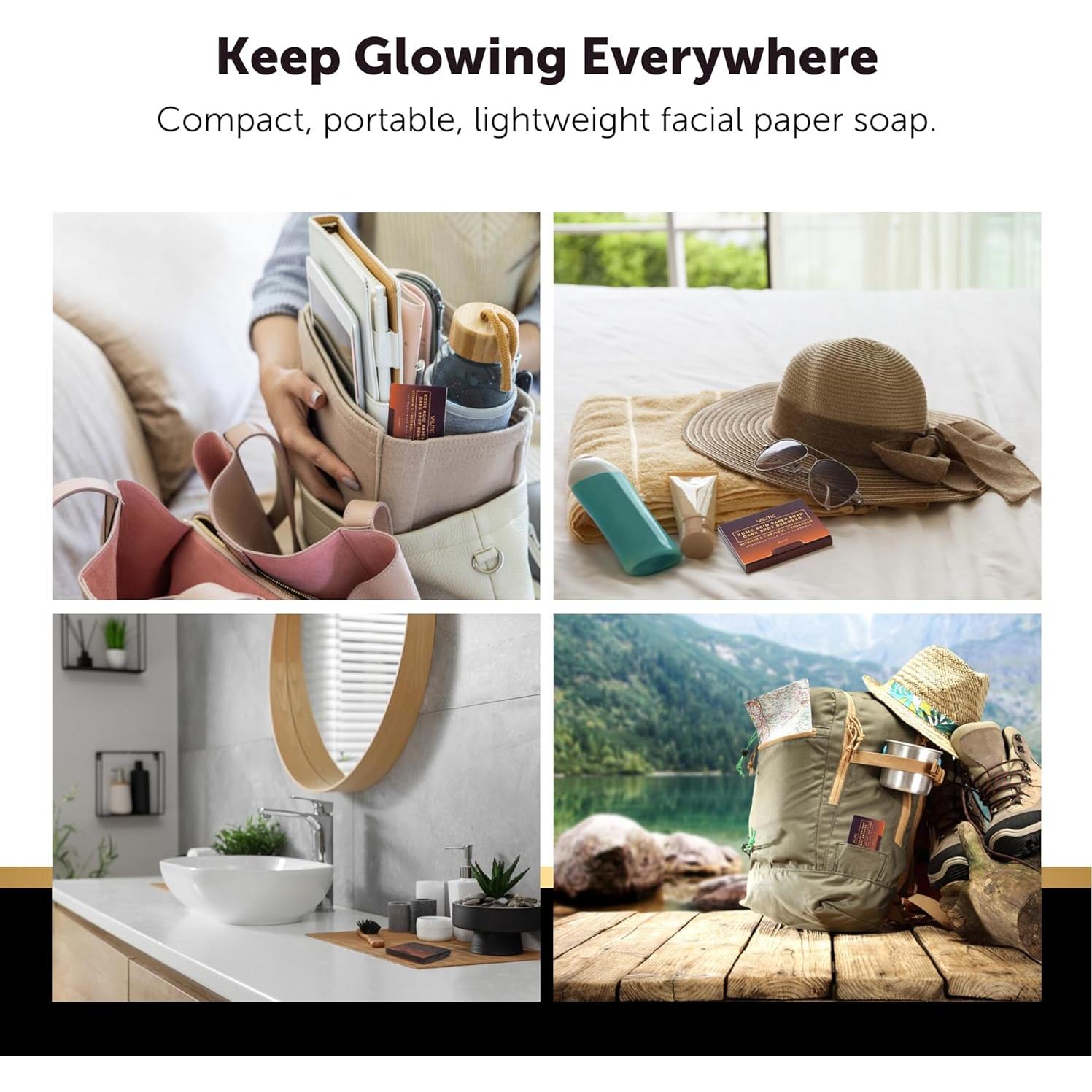 Jabón de Papel Valitic Ácido Kójico y Cúrcuma - 100 Hojas