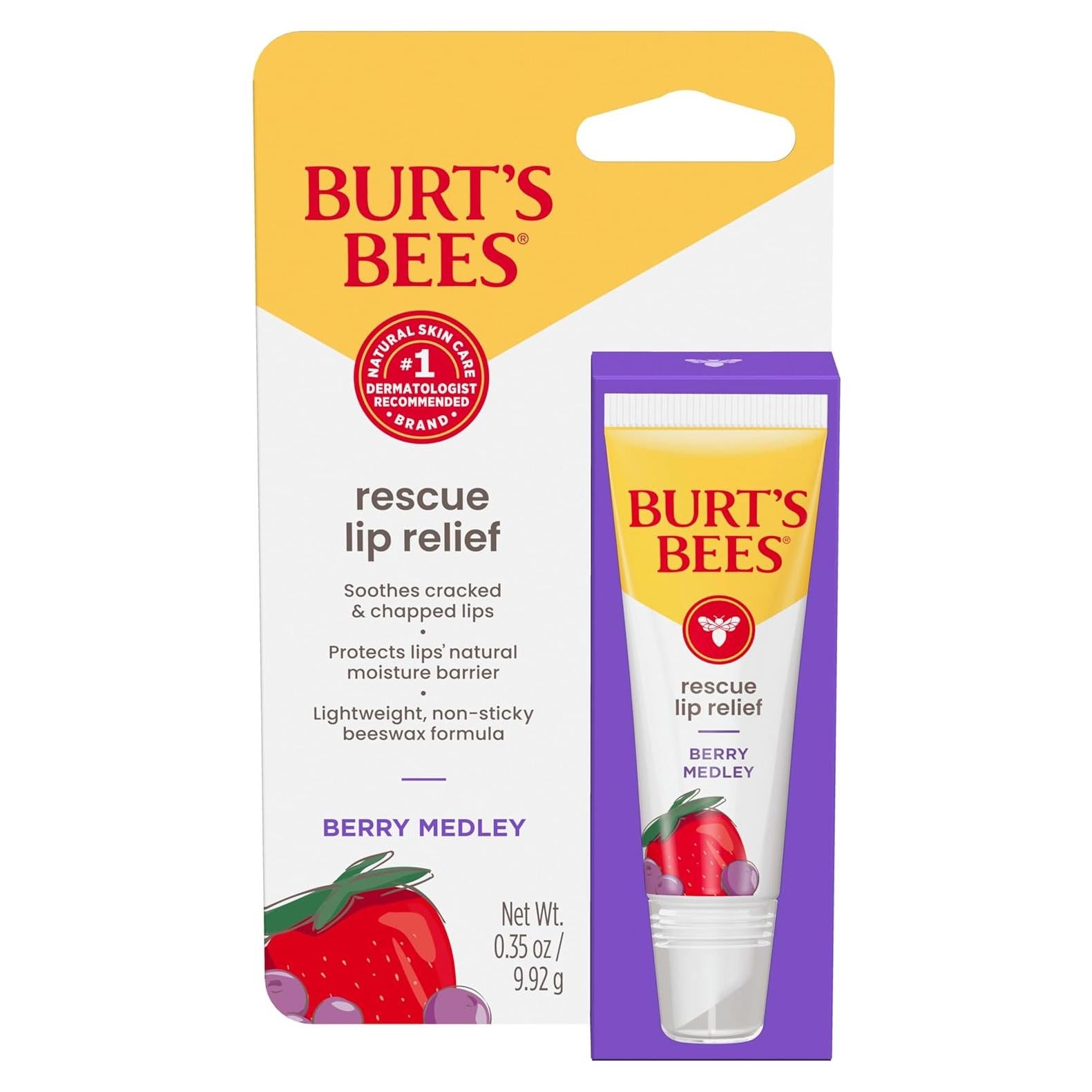 Bálsamo Labial Burt's Bees Rescate Mezcla de Bayas 10g