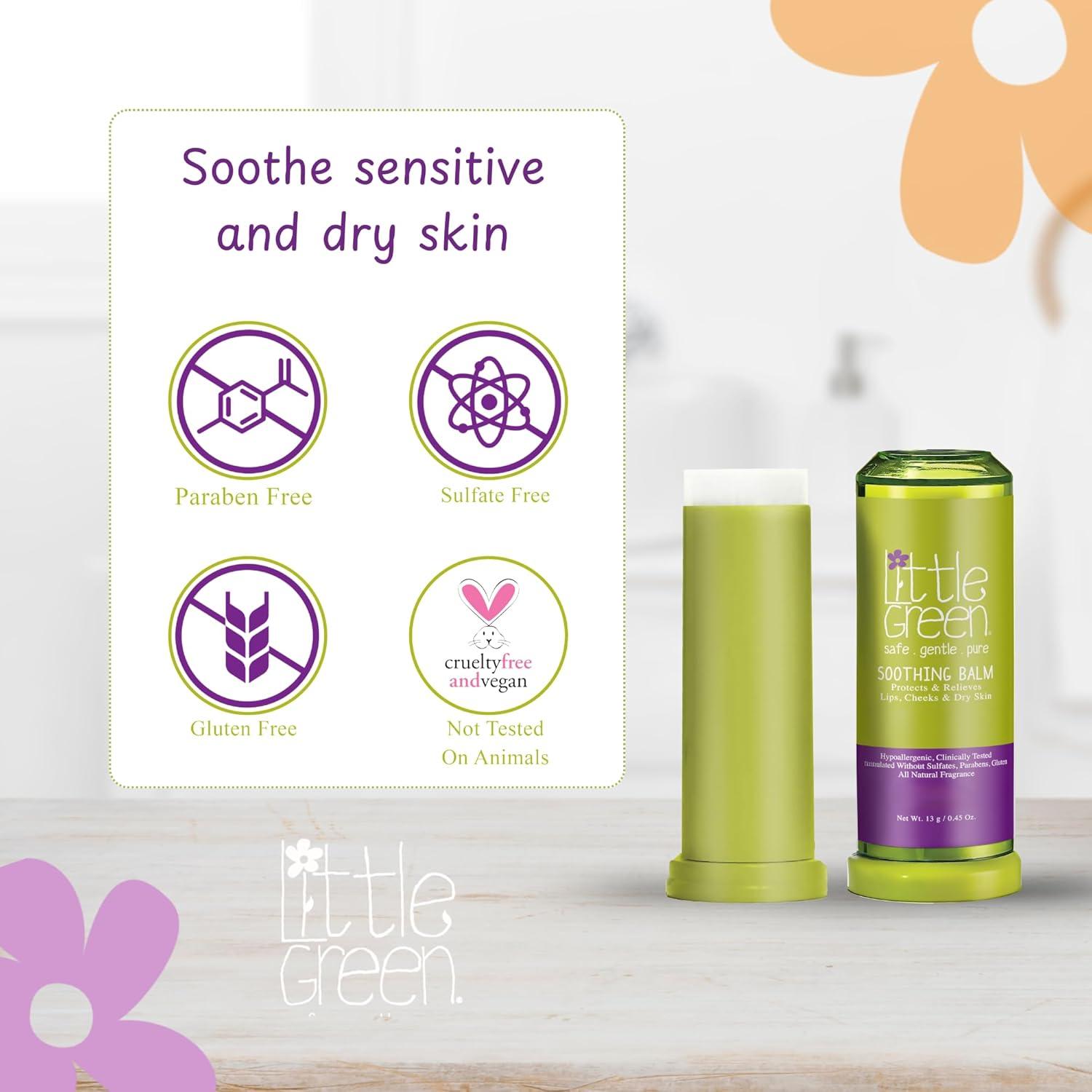 Bálsamo Calmante Verde para Labios y Piel Seca 12.7g