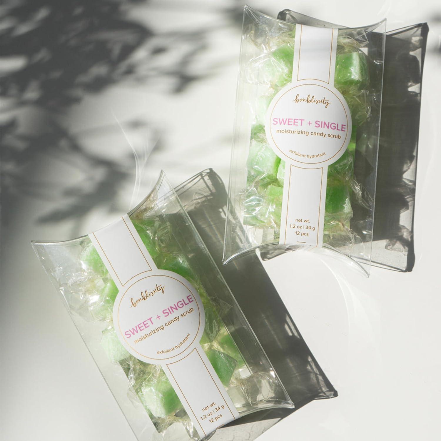 Cubos Exfoliantes de Azúcar Bonblissity 12 pcs Hierba Limón