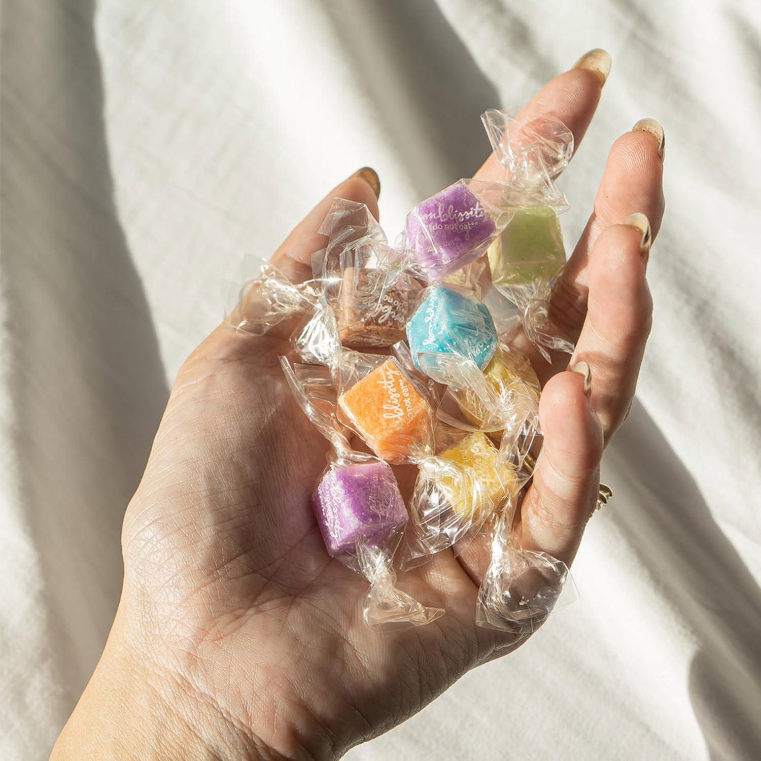 Cubos Exfoliantes de Azúcar Bonblissity 12 pcs Hierba Limón