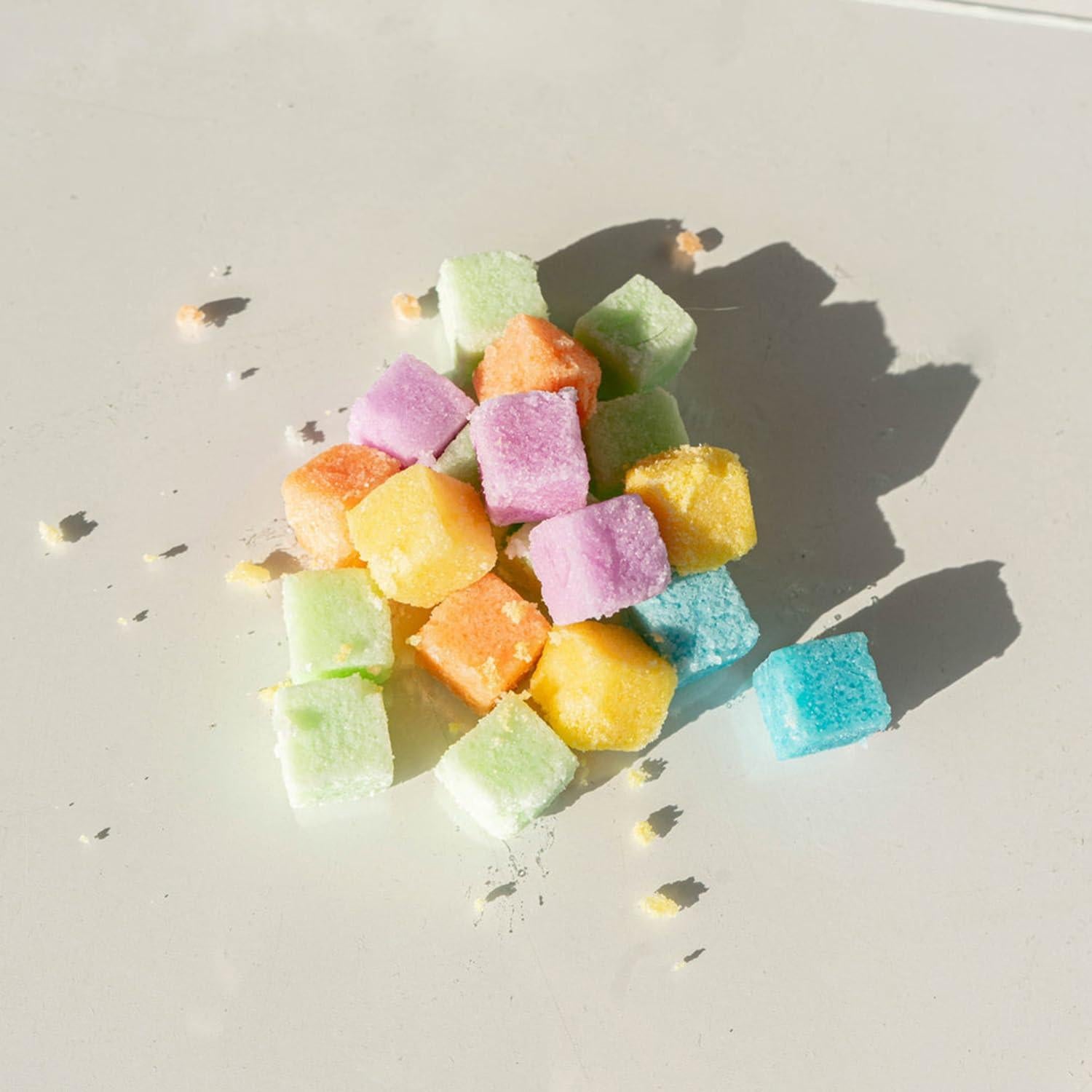 Cubos Exfoliantes de Azúcar Bonblissity 12 pcs Hierba Limón