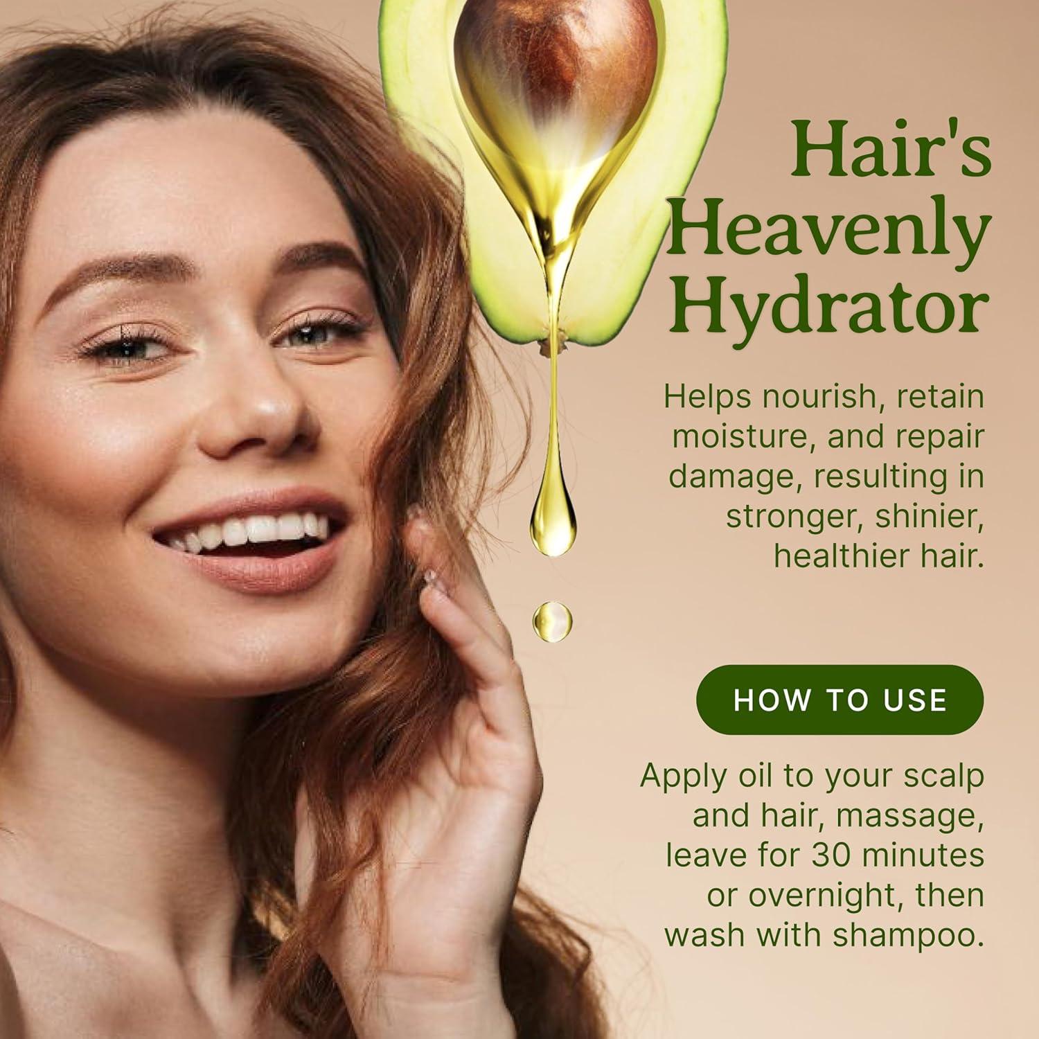 Aceite de Aguacate Bella Terra - 60ml - 100% Puro y Natural