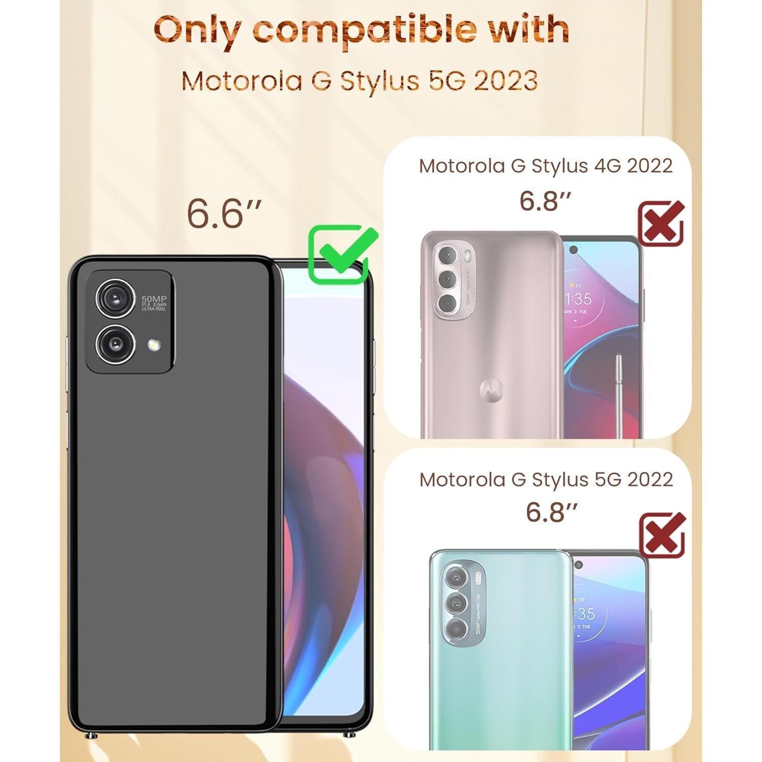 Funda Dretal para Moto G Stylus 5G 2023 + 2 Protectores