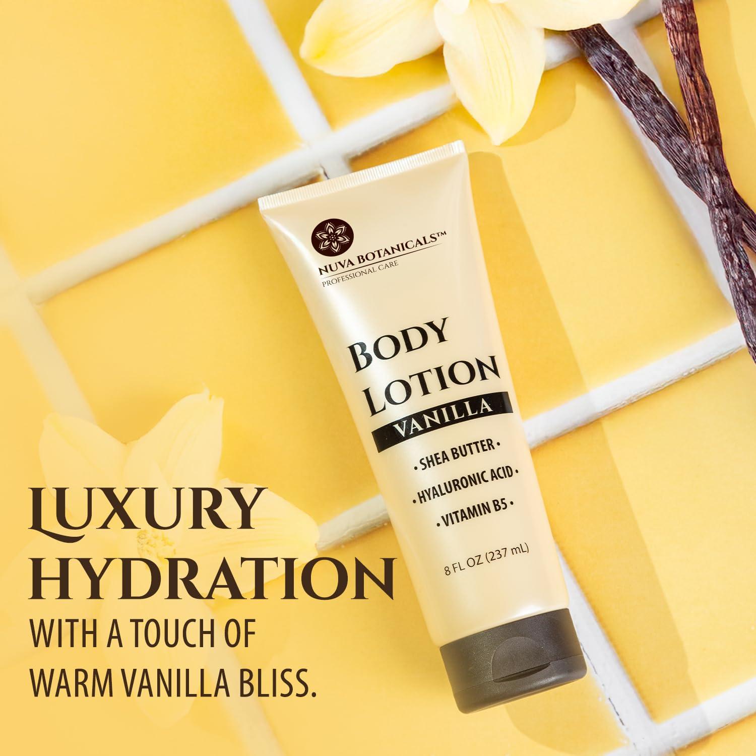 Loción Corporal Hidratante Nuva Botanicals Vainilla 236.6 ml