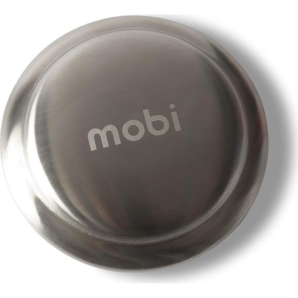 Eliminador de Olores de Acero Inoxidable Mobi con Cepillo Rosa