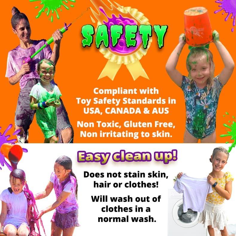 Polvo de Slime Instantáneo Party GOAT - Kit Multicolor 160L