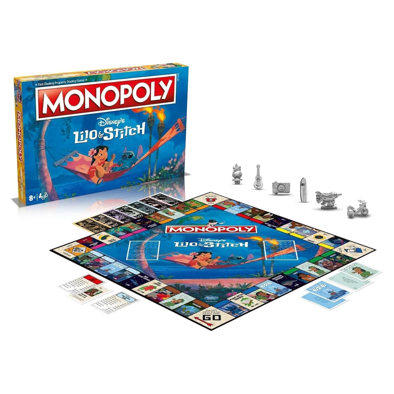 Juego de Mesa Monopoly Disney Lilo y Stitch - Winning Moves