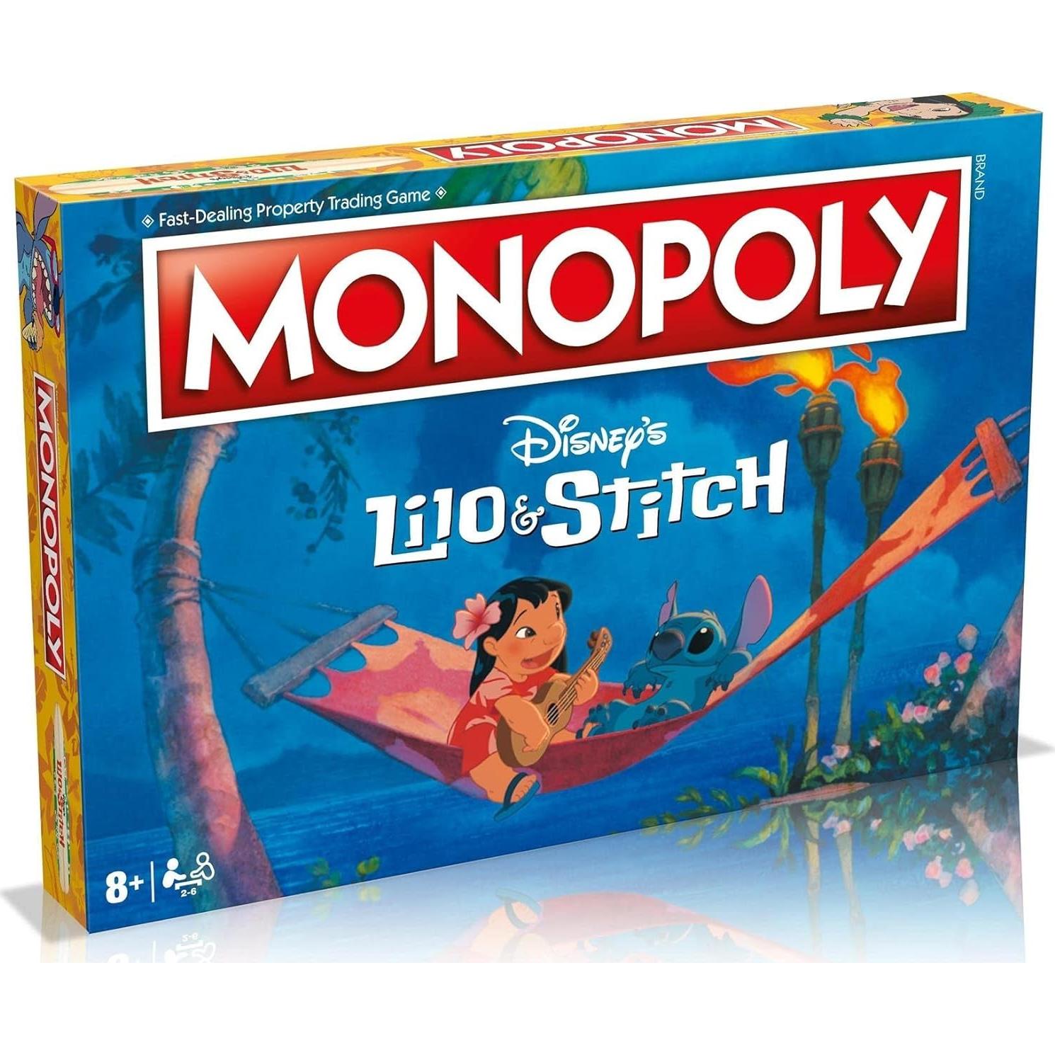 Juego de Mesa Monopoly Disney Lilo y Stitch - Winning Moves