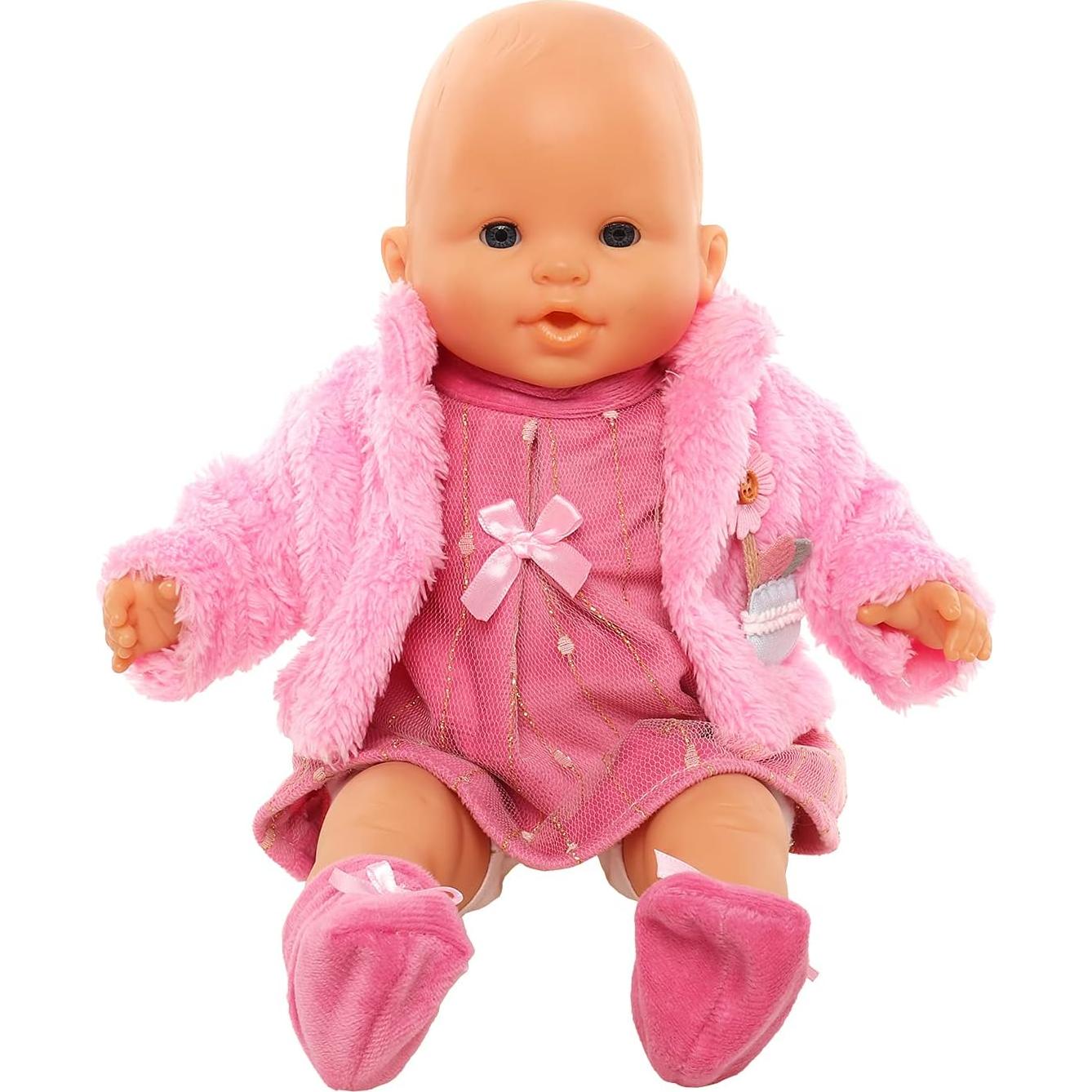 Set de Ropa de Muñeca Rosa Enoch para 14-16 Pulgadas