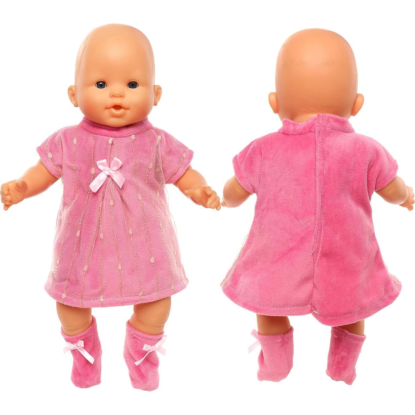 Set de Ropa de Muñeca Rosa Enoch para 14-16 Pulgadas