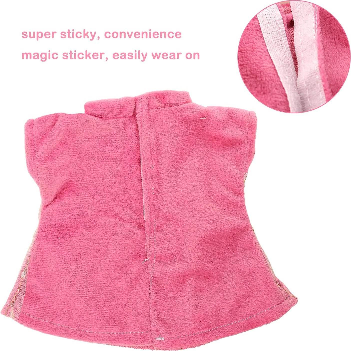 Set de Ropa de Muñeca Rosa Enoch para 14-16 Pulgadas