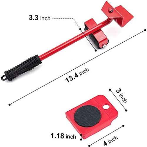 Juego de herramientas Y&J para mover muebles 5 piezas 150 kg