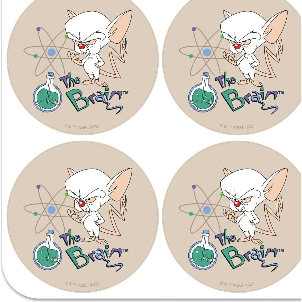 Planificador de Calendario Stickers Pinky y el Cerebro 18 Piezas