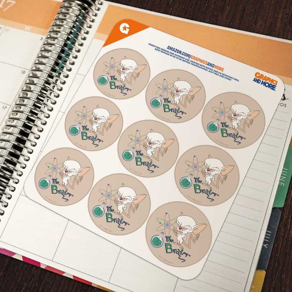 Planificador de Calendario Stickers Pinky y el Cerebro 18 Piezas