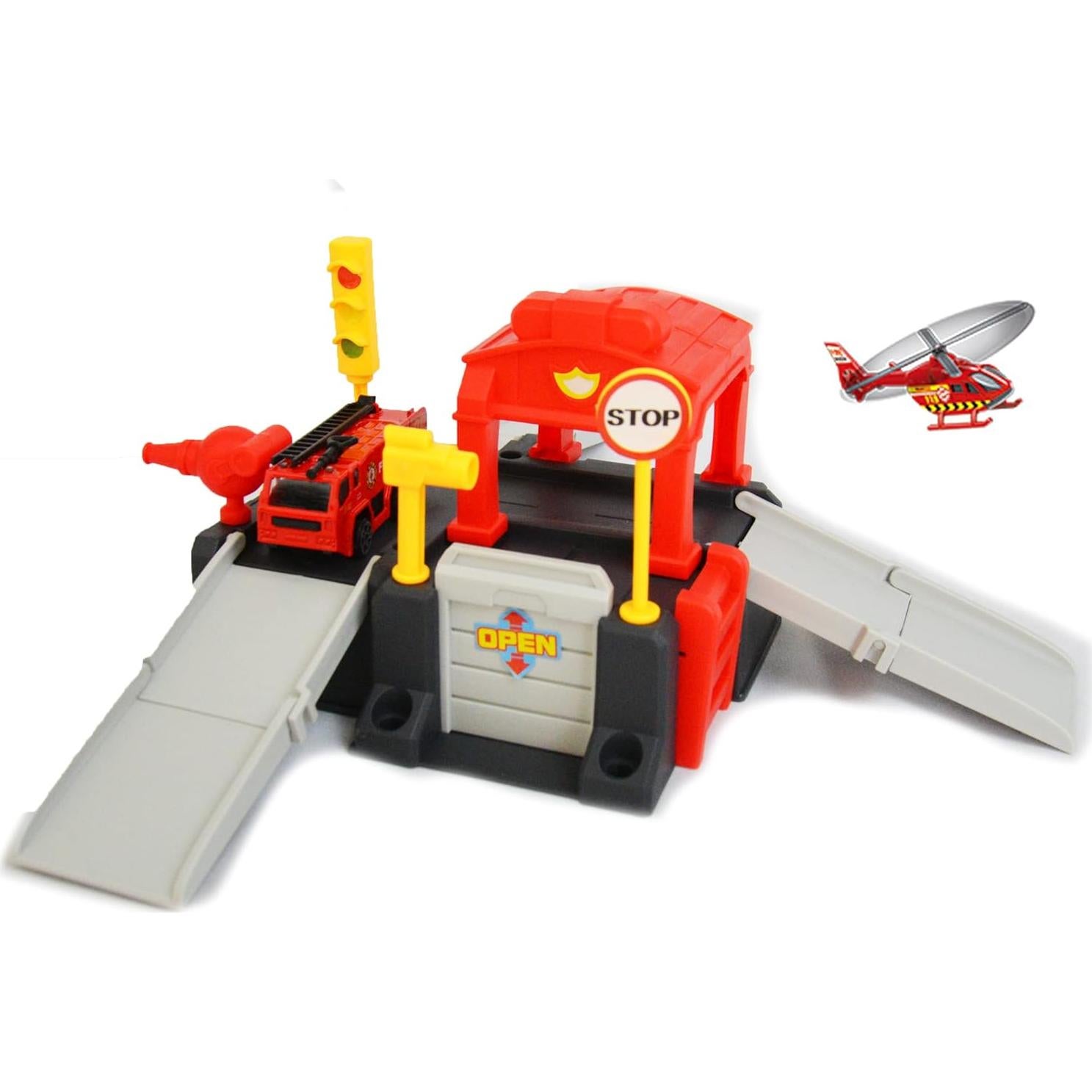 Juego de Imaginación Estación de Bomberos Vangoddy 22.86x7.62cm