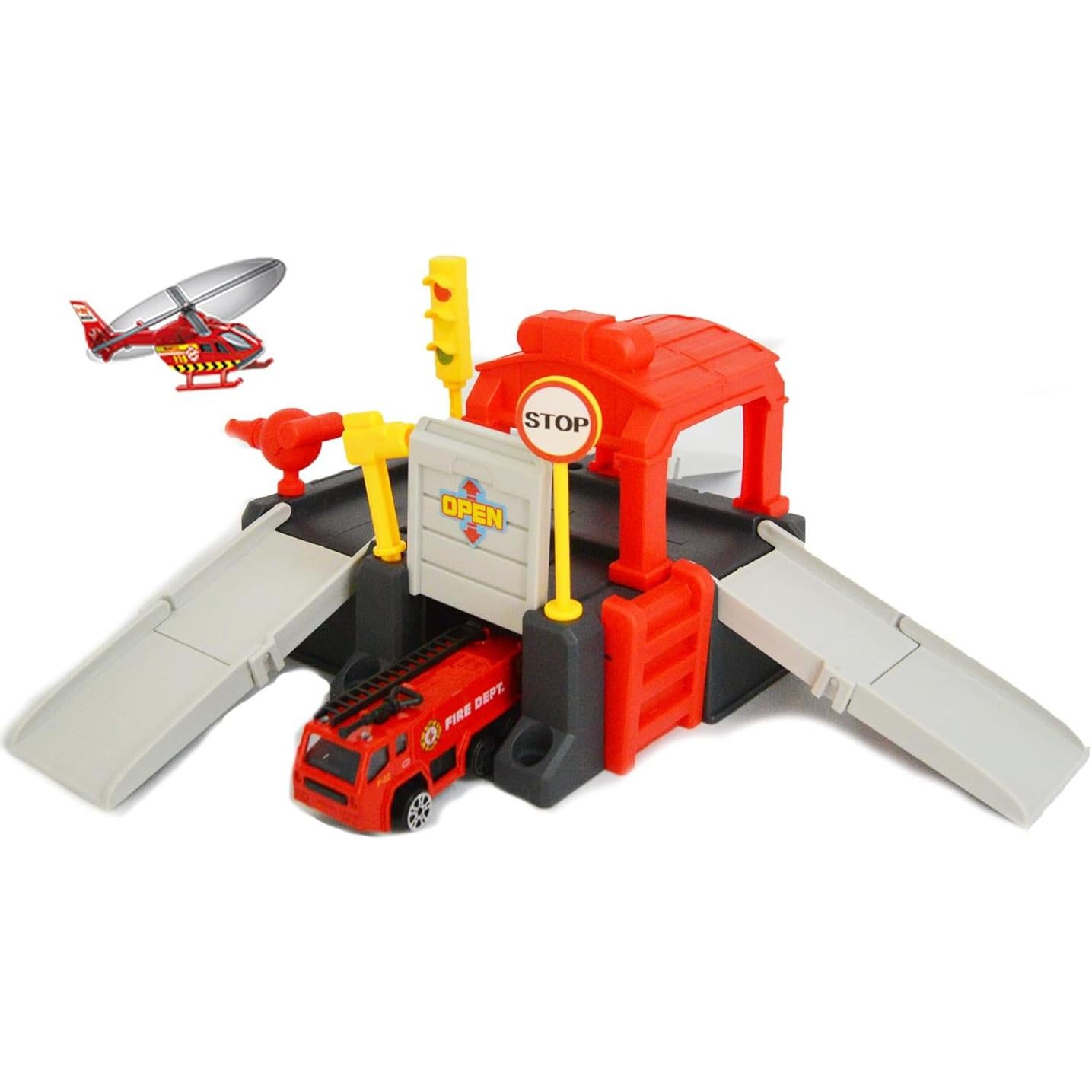 Juego de Imaginación Estación de Bomberos Vangoddy 22.86x7.62cm