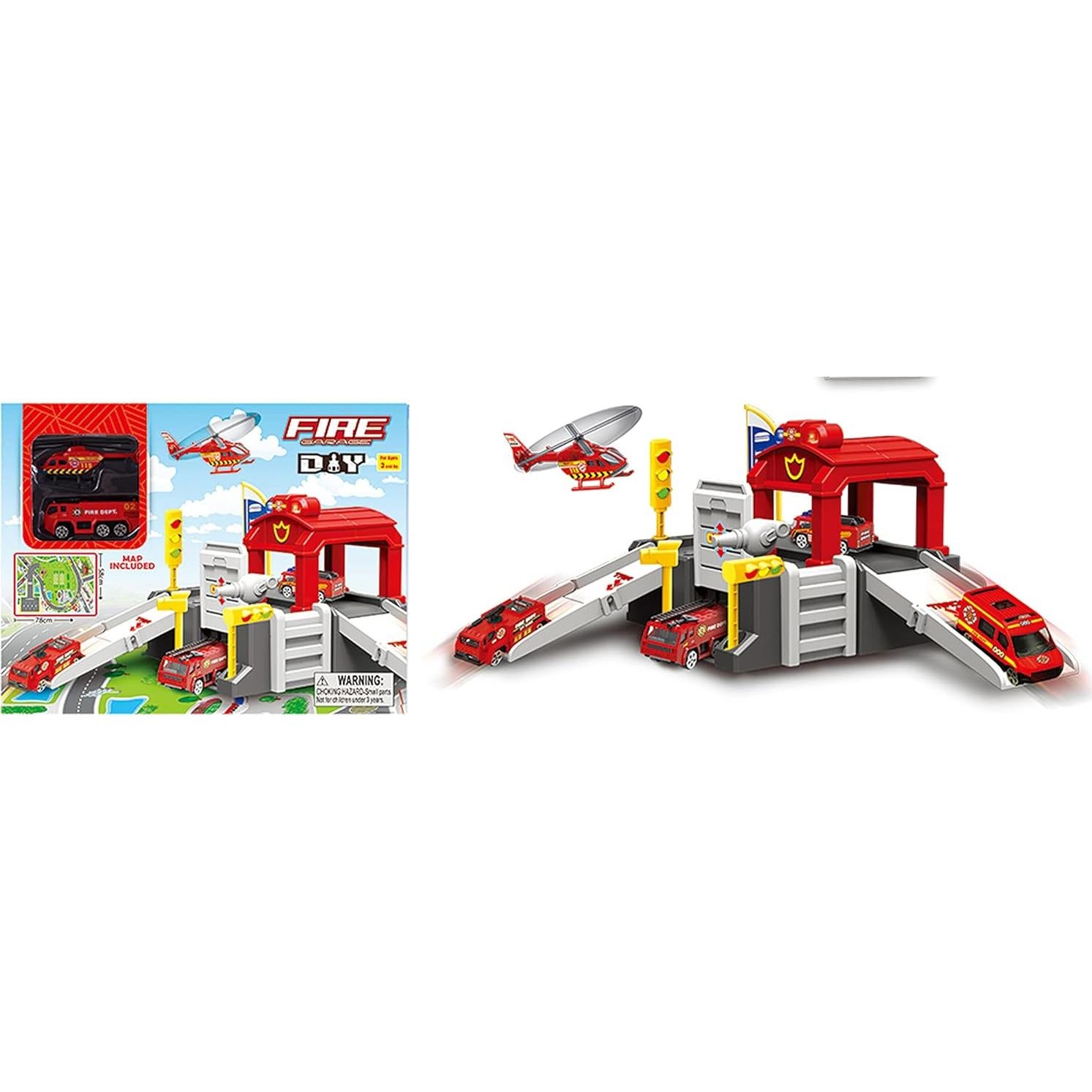 Juego de Imaginación Estación de Bomberos Vangoddy 22.86x7.62cm