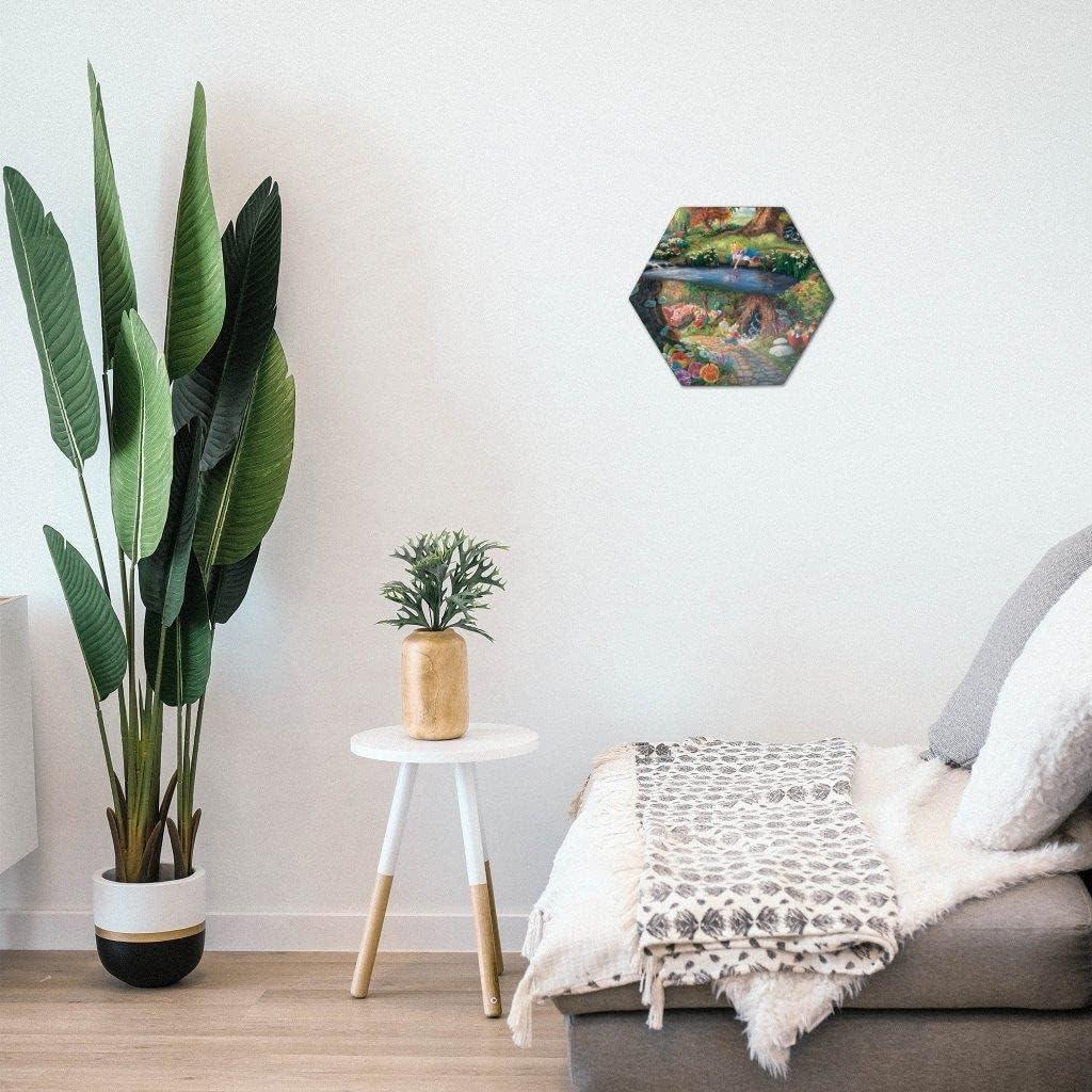 Impresión de Madera Hexagonal Trend Setters 29.21x25.4cm Disney