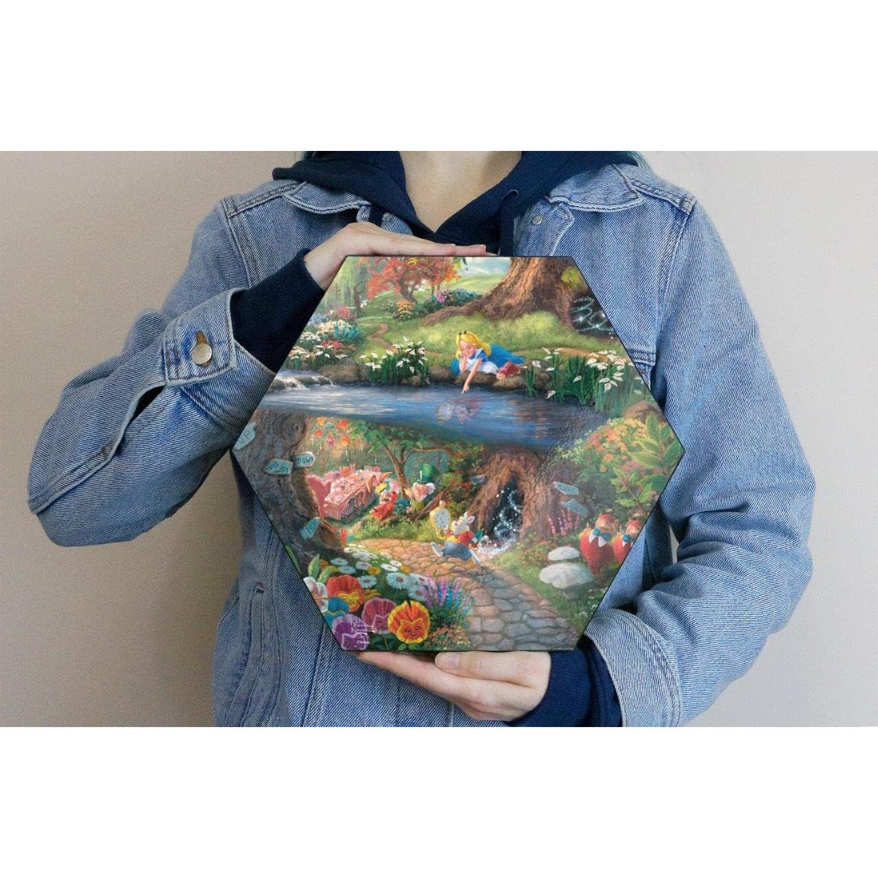 Impresión de Madera Hexagonal Trend Setters 29.21x25.4cm Disney