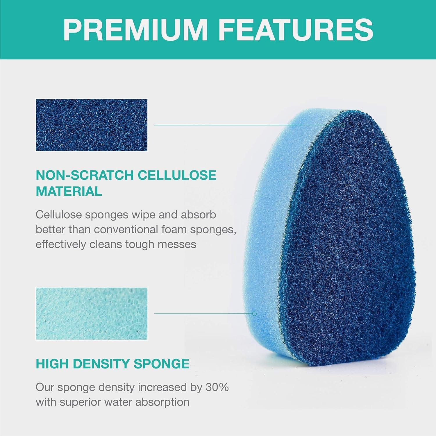 Recargas de Esponja para Varita de Platos HELIME - 6 Piezas