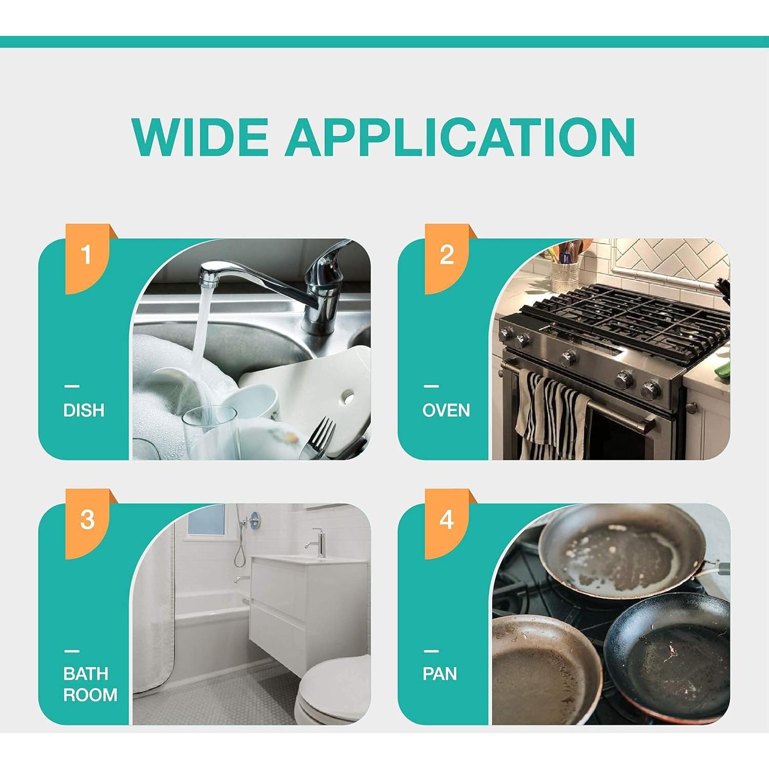 Recargas de Esponja para Varita de Platos HELIME - 6 Piezas