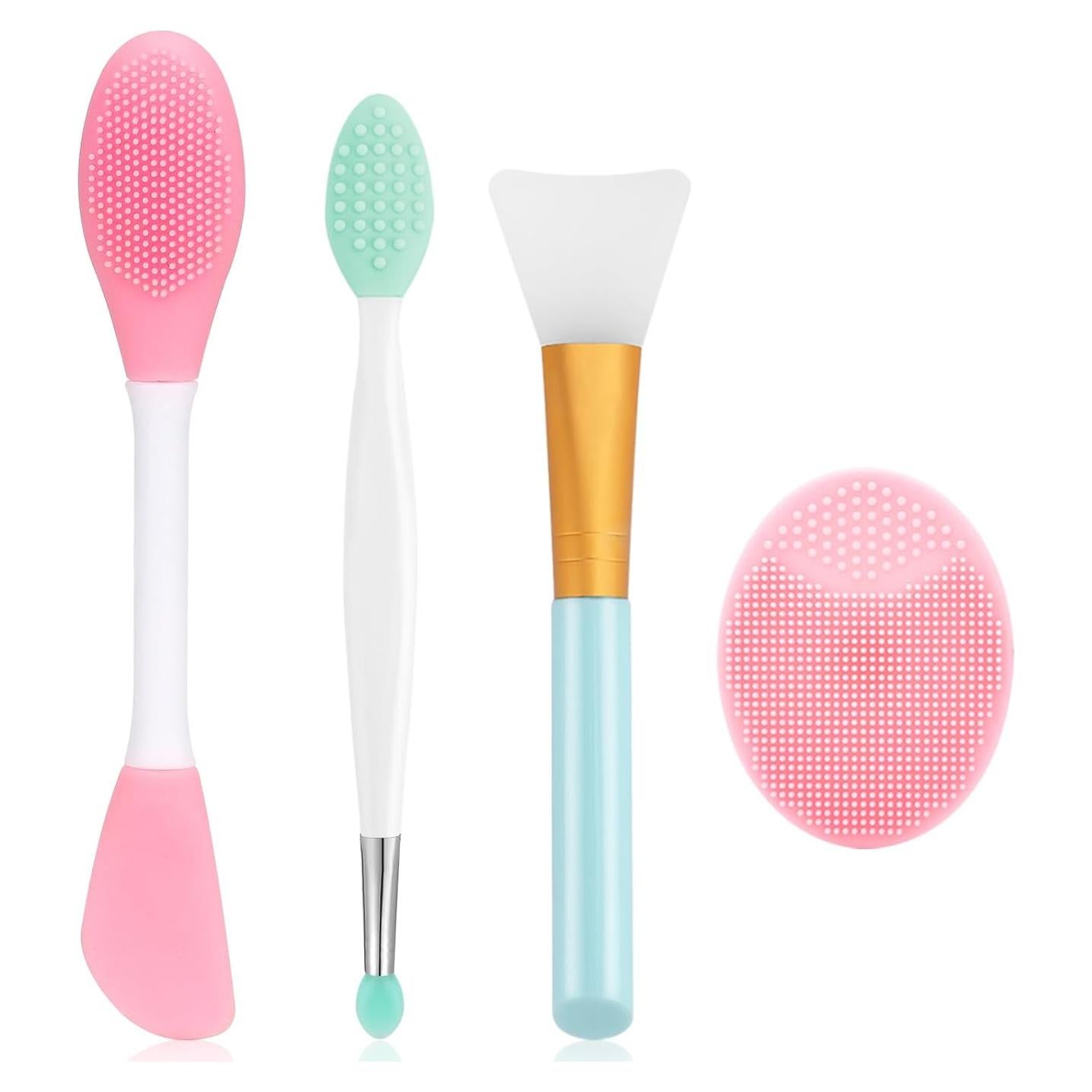 Kit de Cuidado Facial 4 Piezas Yokilly - Exfoliador Silicona