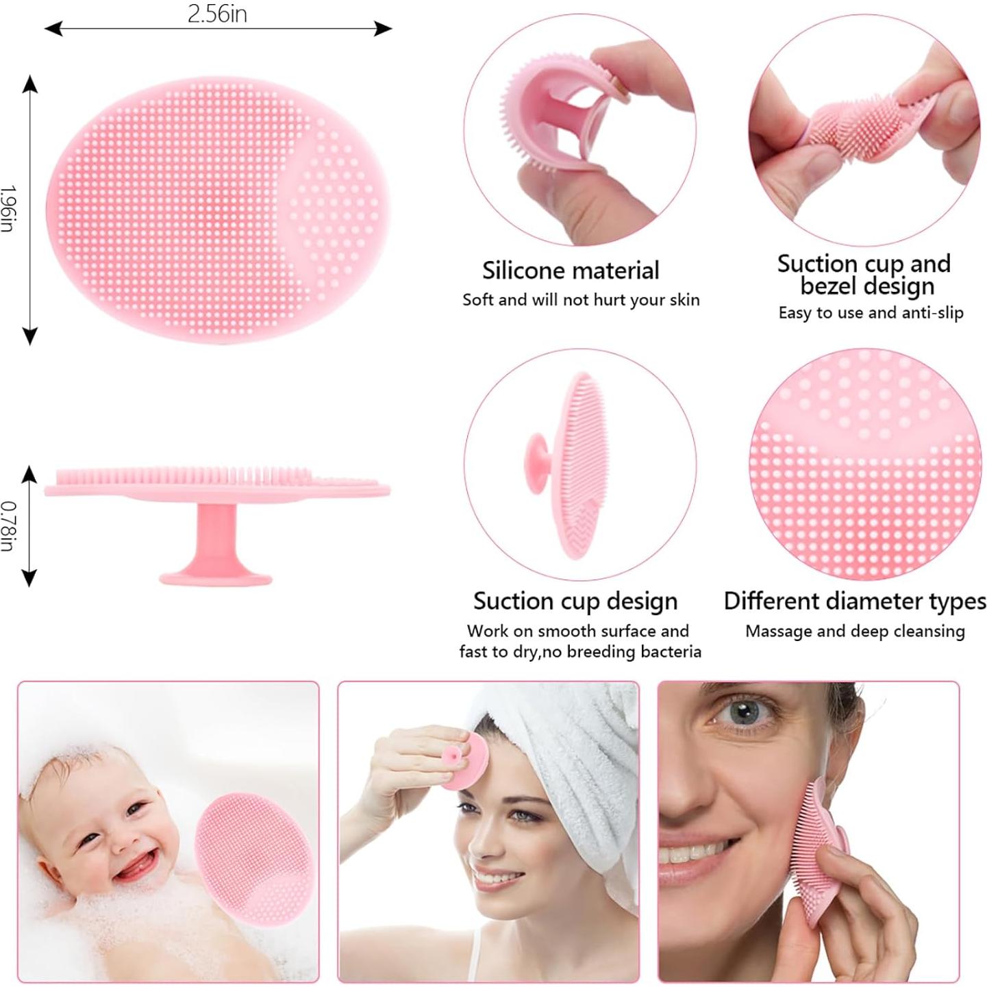 Kit de Cuidado Facial 4 Piezas Yokilly - Exfoliador Silicona