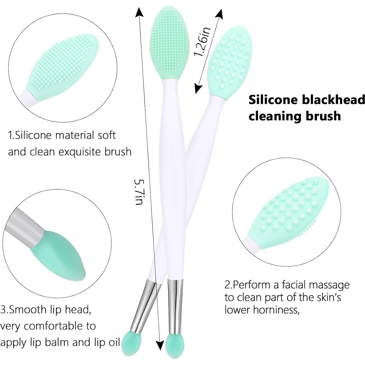 Kit de Cuidado Facial 4 Piezas Yokilly - Exfoliador Silicona