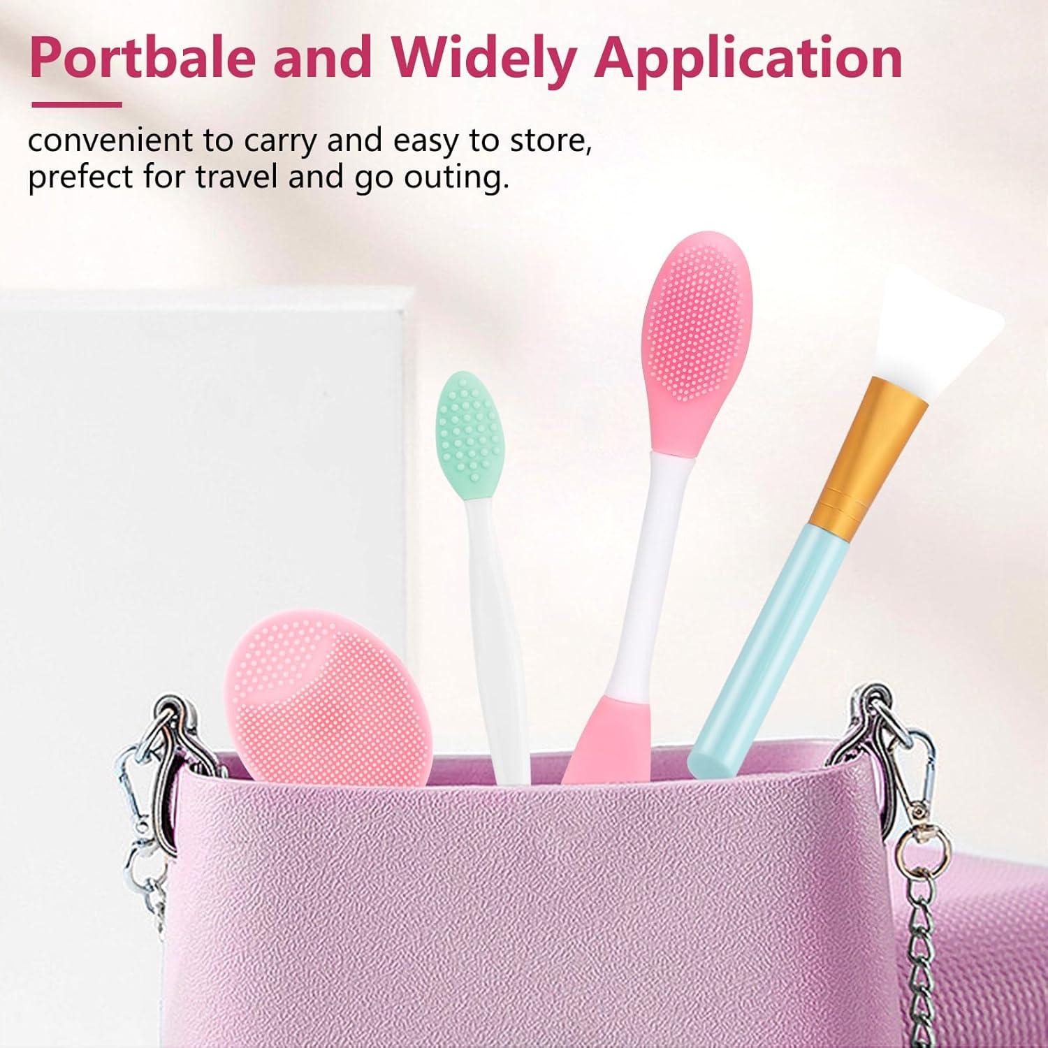 Kit de Cuidado Facial 4 Piezas Yokilly - Exfoliador Silicona