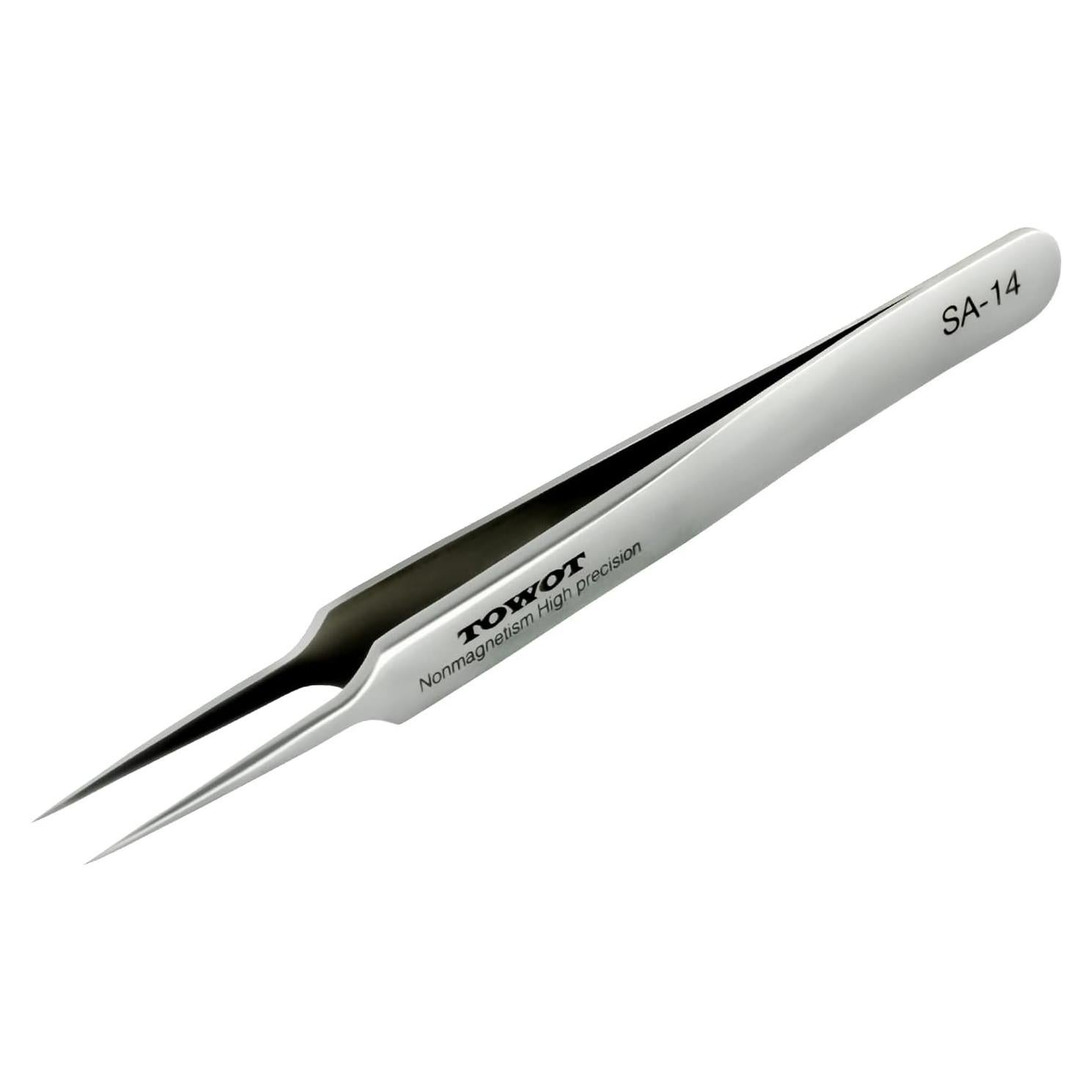 Pinzas de Precisión TOWOT SA-14 de Acero Inoxidable 110mm