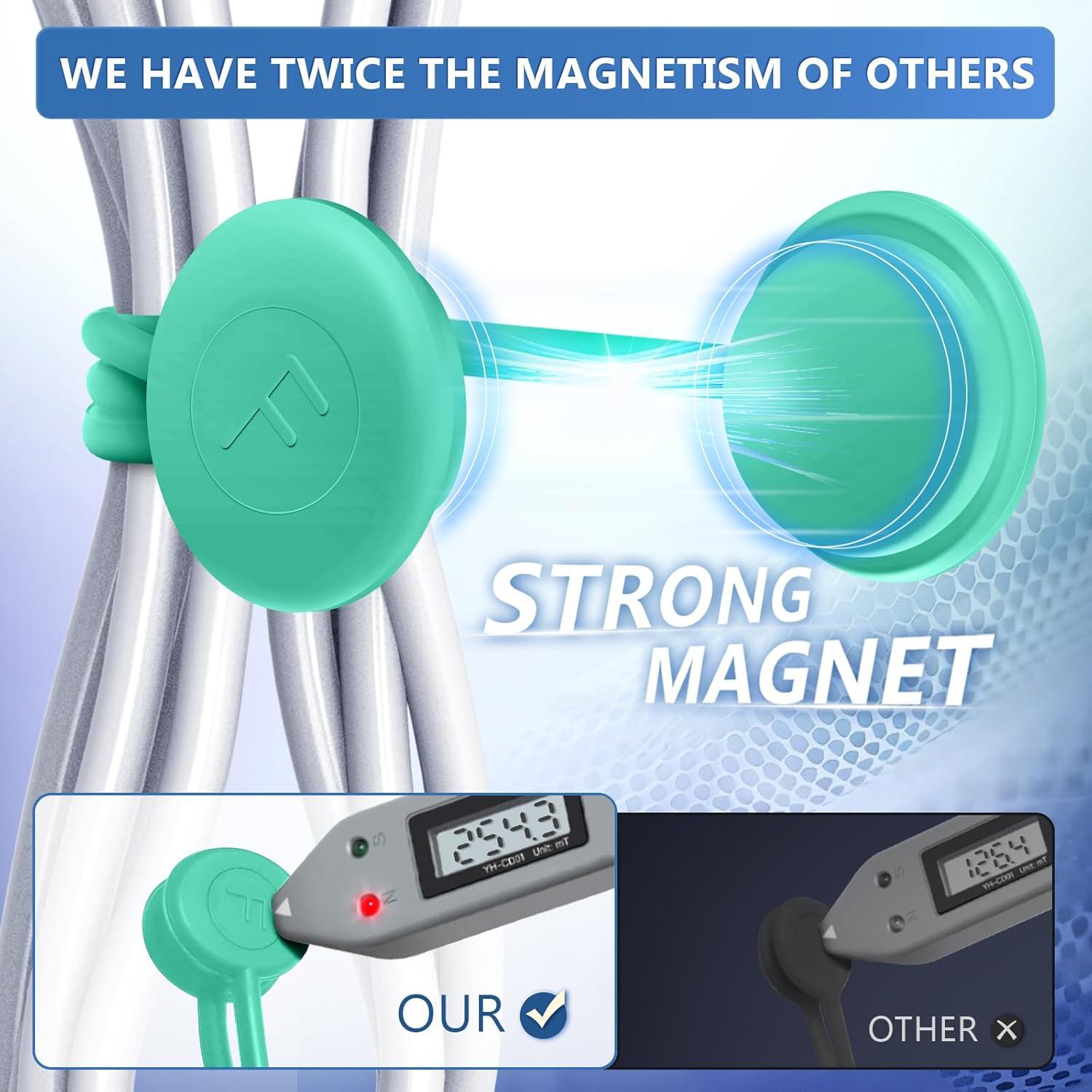 Organizadores de Cuerdas Magnéticas FGSAEOR Paquete de 12